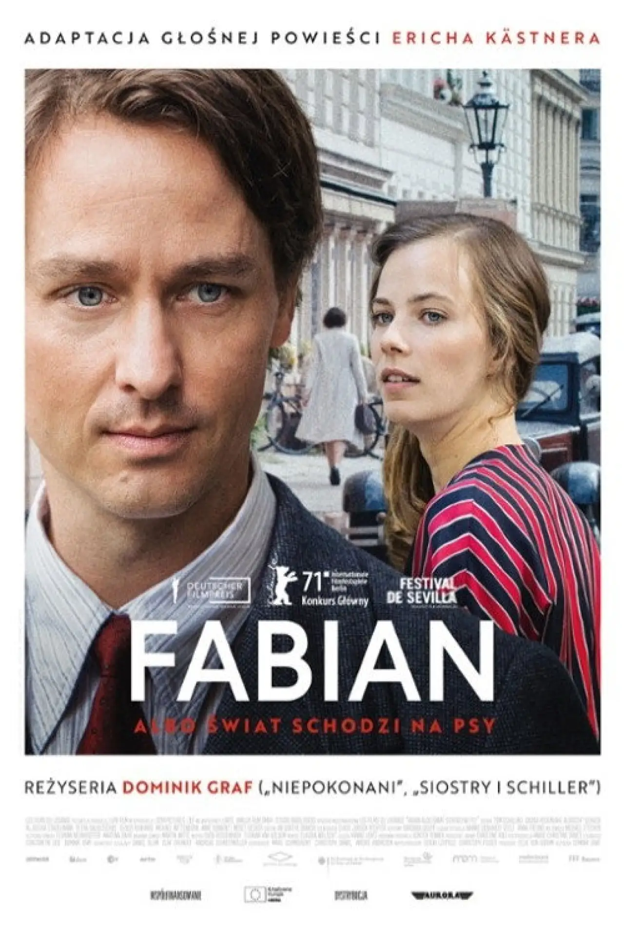 Plakat filmowy "Fabian albo świat schodzi na psy"