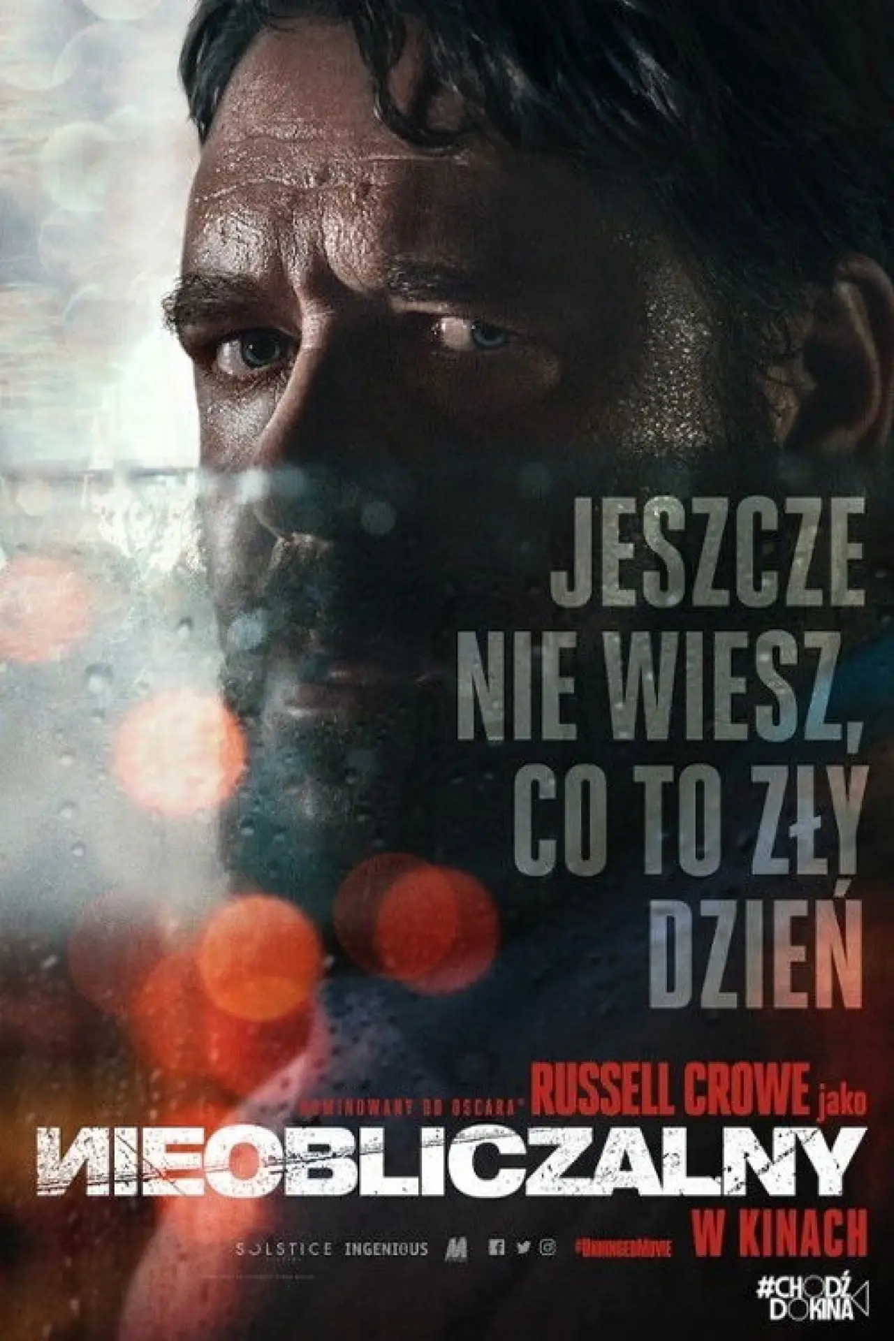 Plakat filmowy "Nieobliczalny"