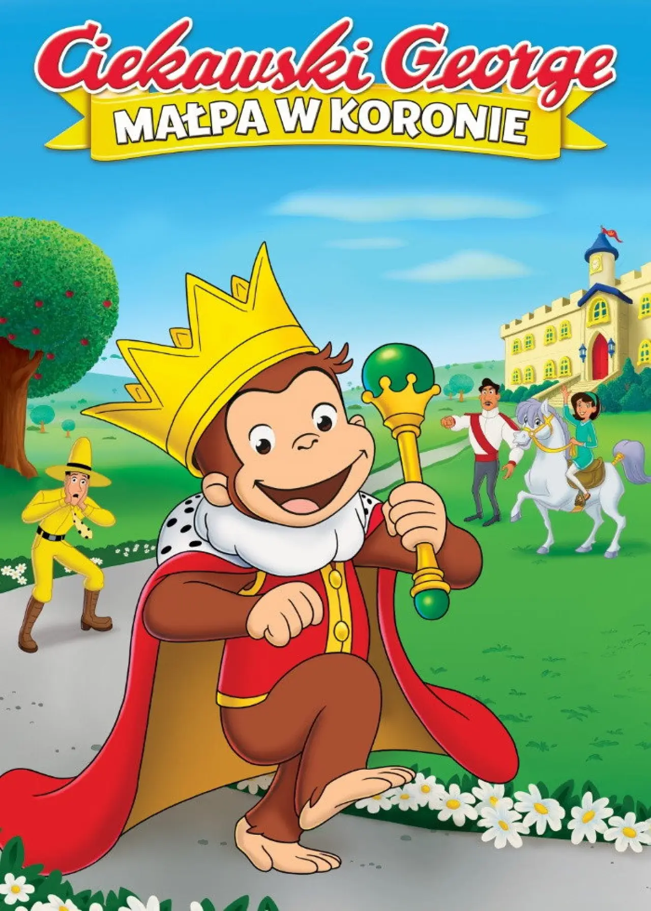 Plakat filmowy "Ciekawski George: Królewska małpka"