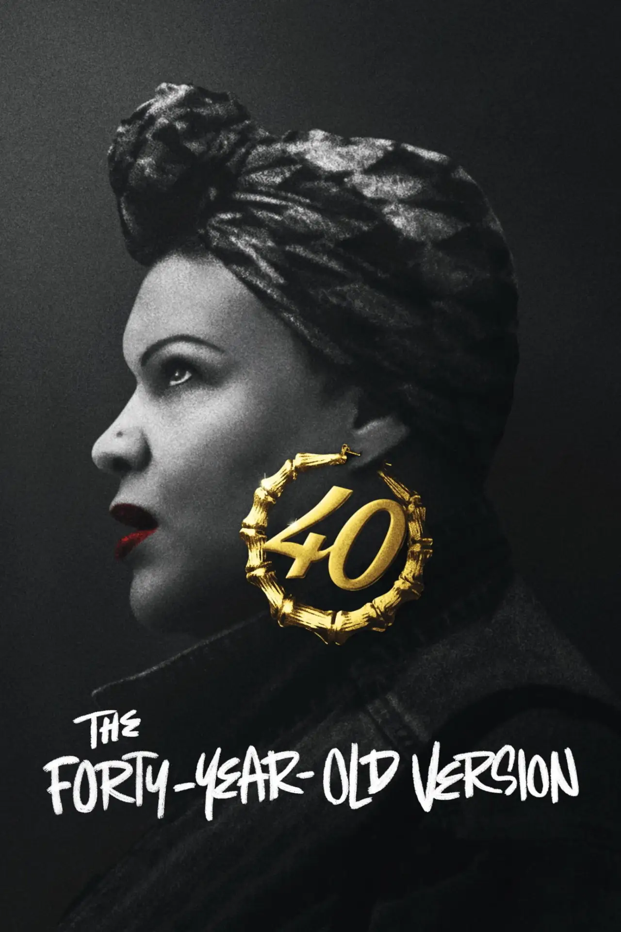 Plakat filmowy "40-letnia raperka"