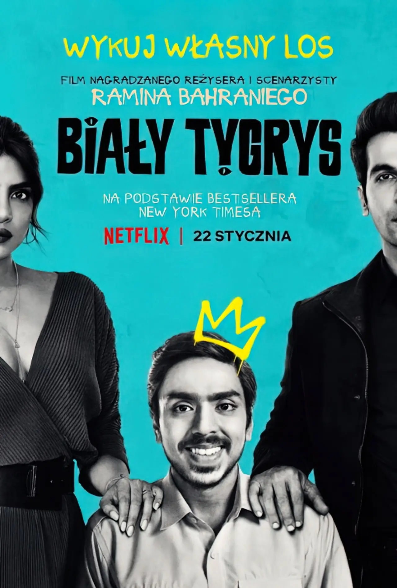 Plakat filmowy "Biały tygrys"