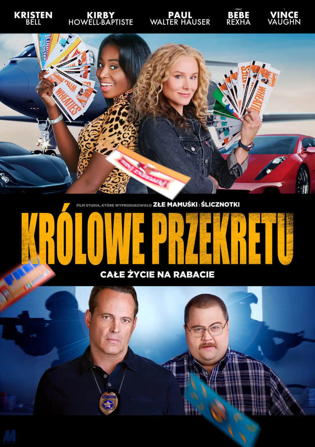 Plakat filmowy "Królowe przekrętu"