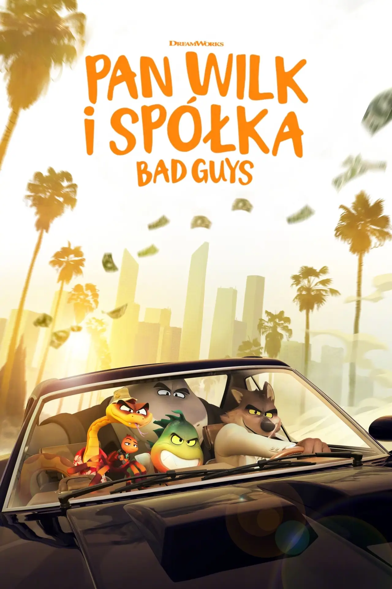 Plakat filmowy "Pan Wilk i spółka. Bad Guys"