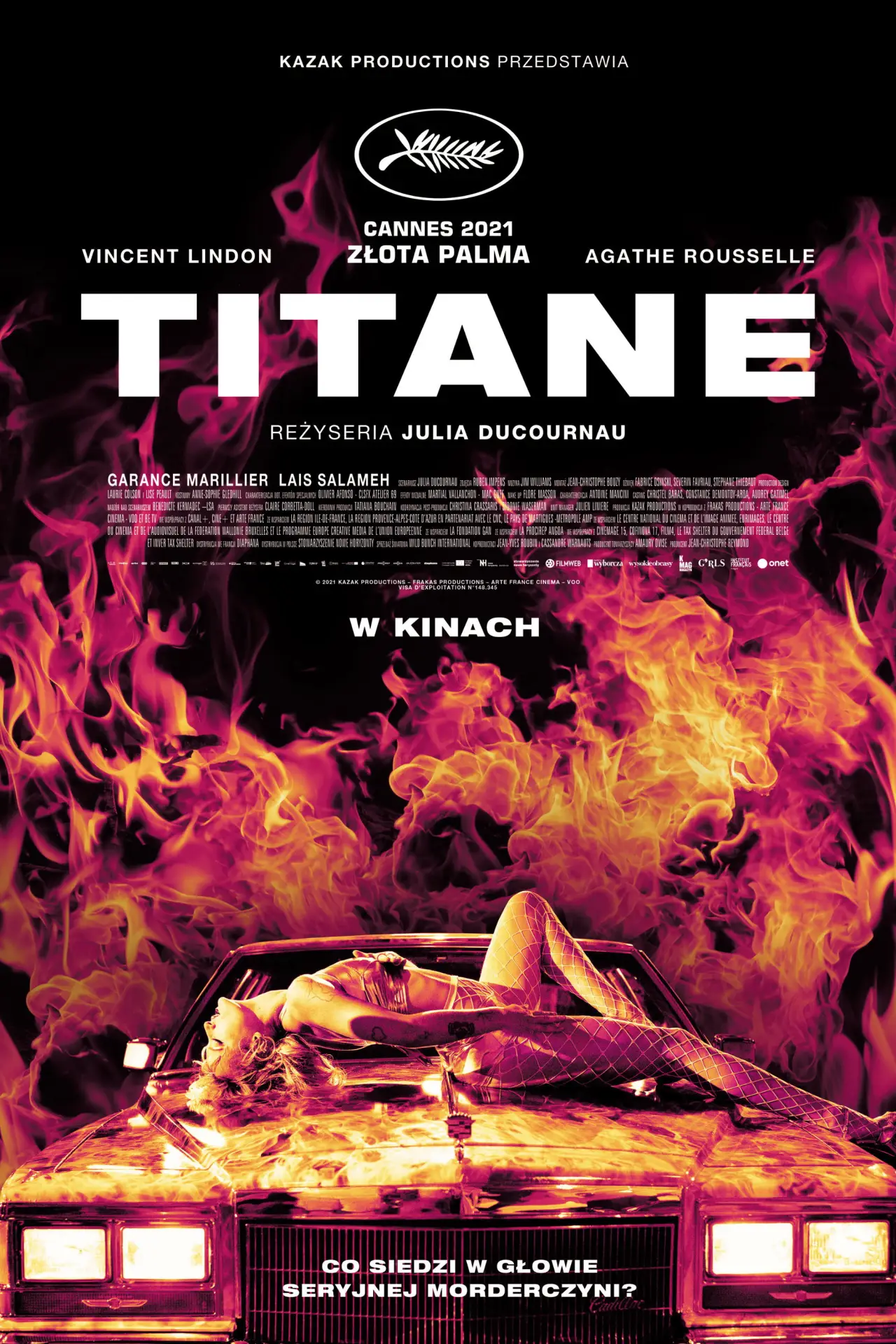 Plakat filmowy "Titane"