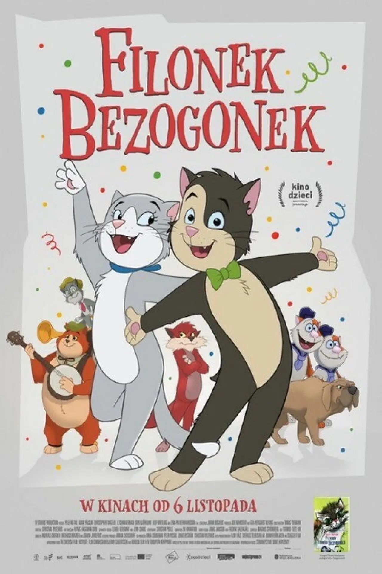 Plakat filmowy "Filonek Bezogonek"