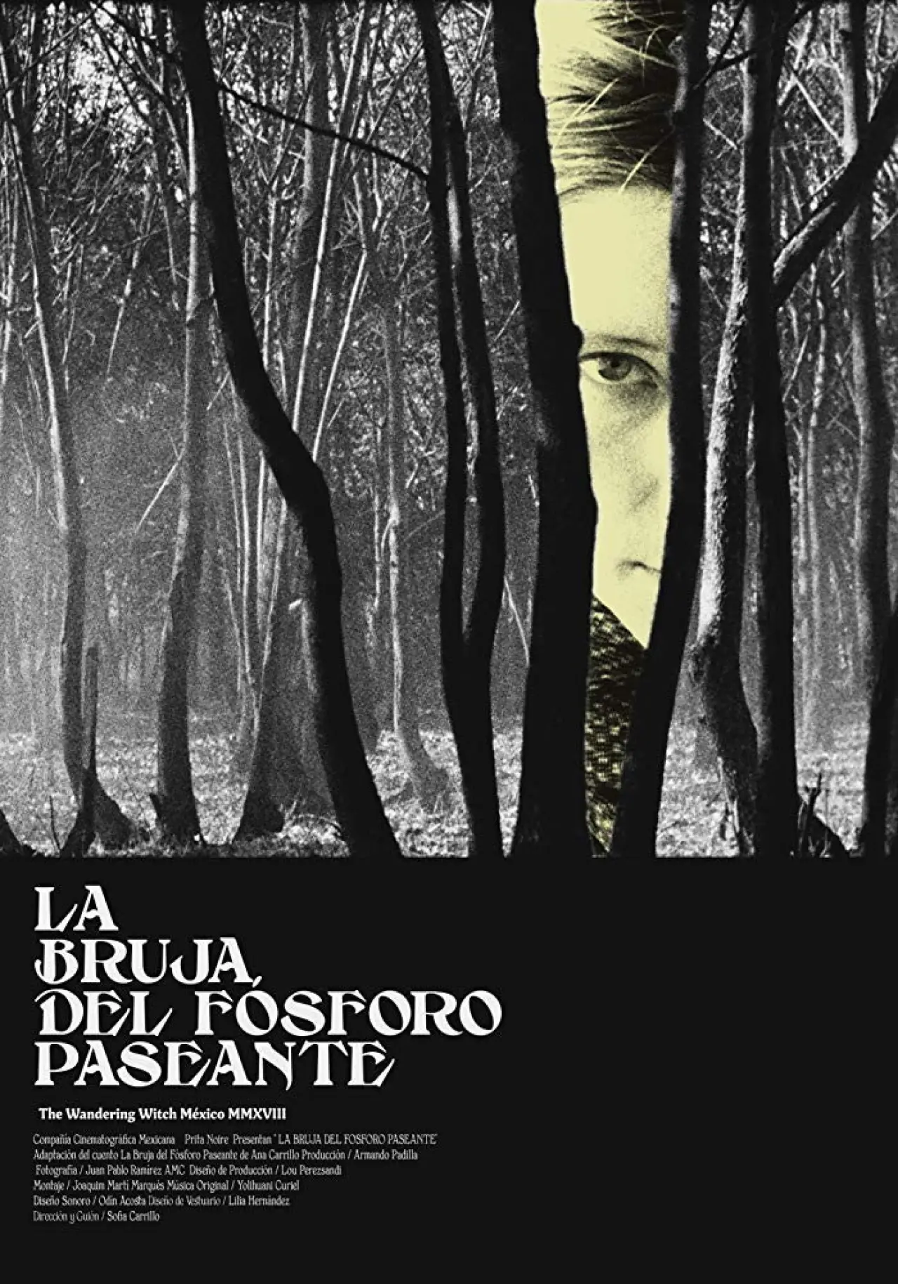 Plakat filmowy "La bruja del fósforo paseante"