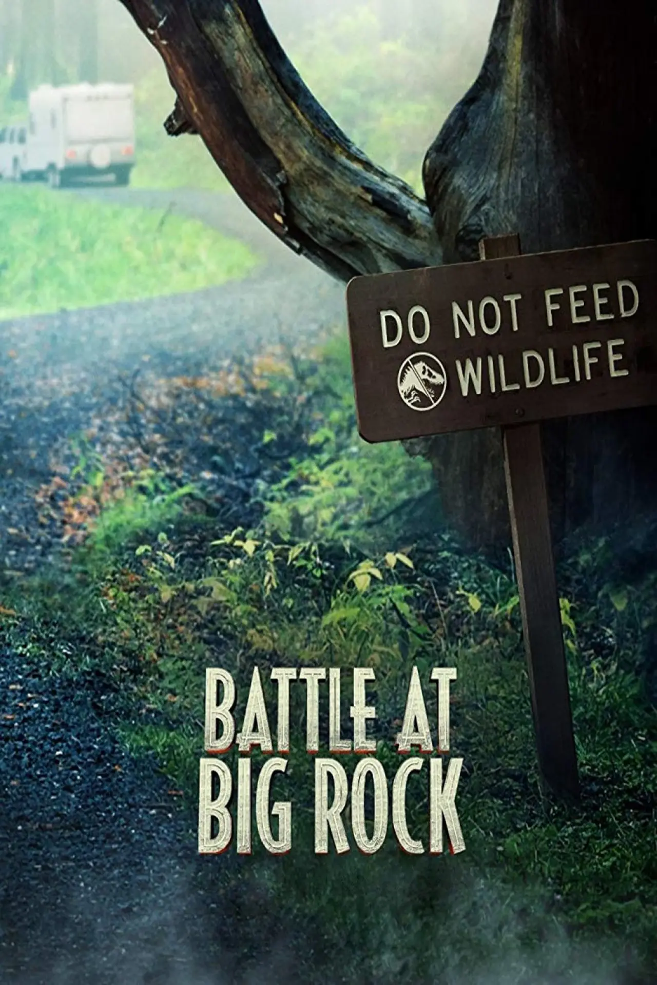 Plakat filmowy "Bitwa w Big Rock"