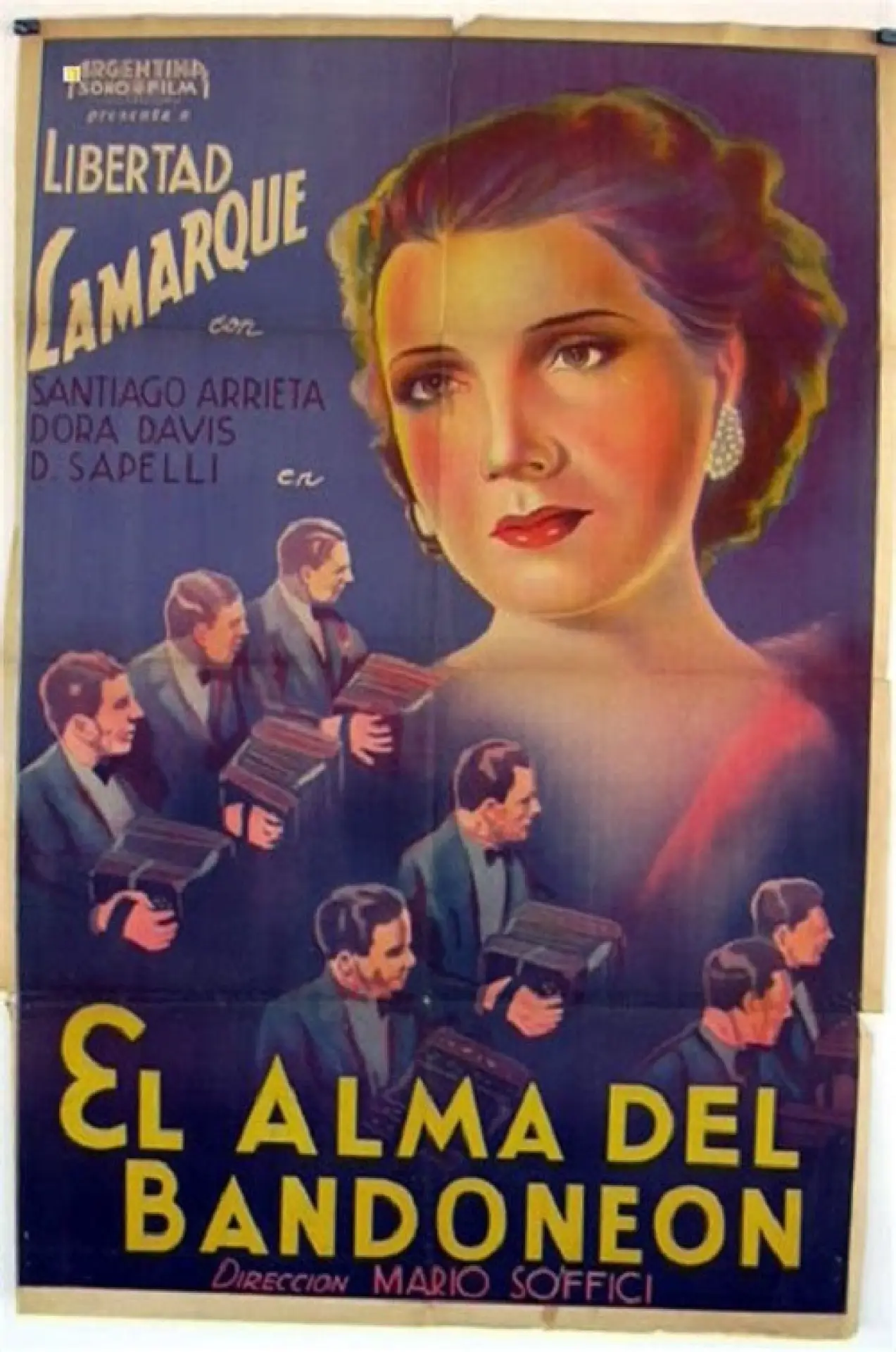 Plakat filmowy "El alma del bandoneón"