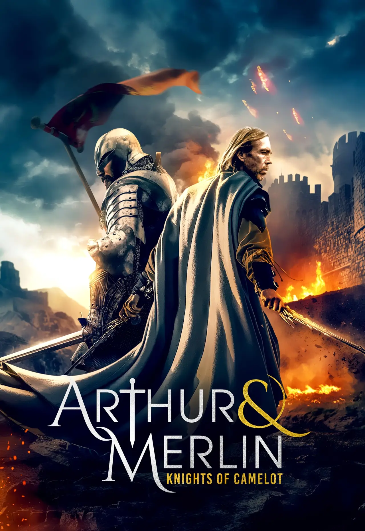 Plakat filmowy "Arthur & Merlin: Knights of Camelot"