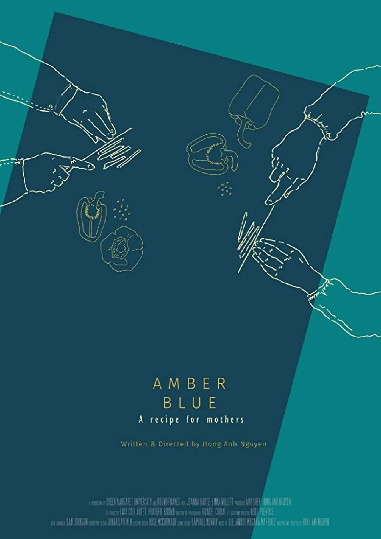 Plakat filmowy "Amber Blue"
