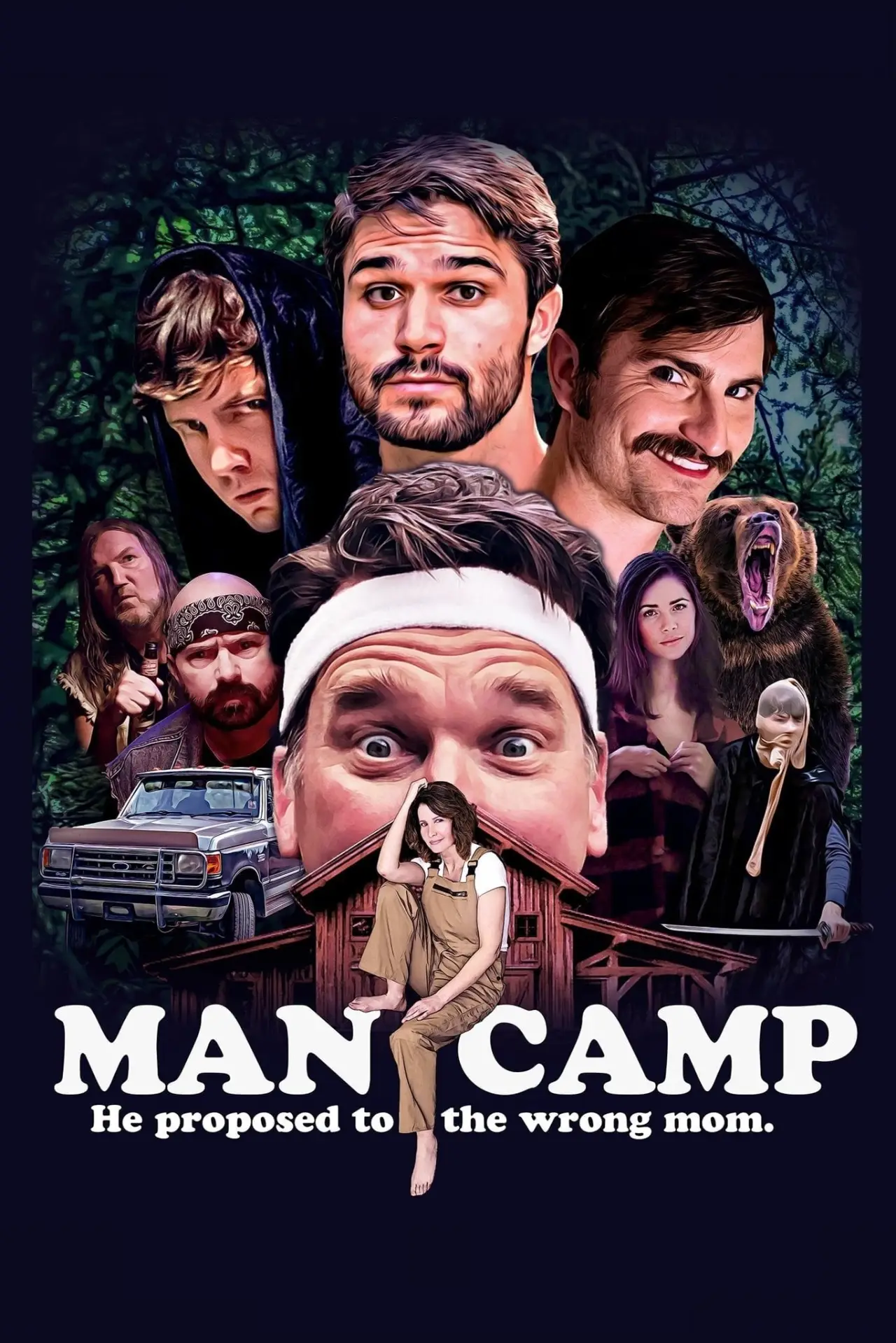 Plakat filmowy "Man Camp"
