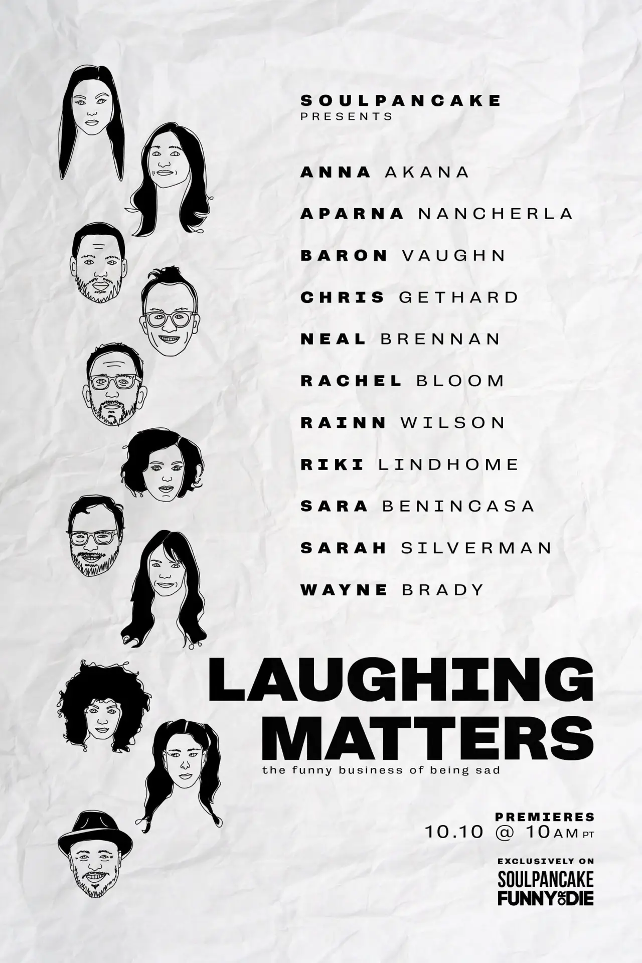 Plakat filmowy "Laughing Matters"