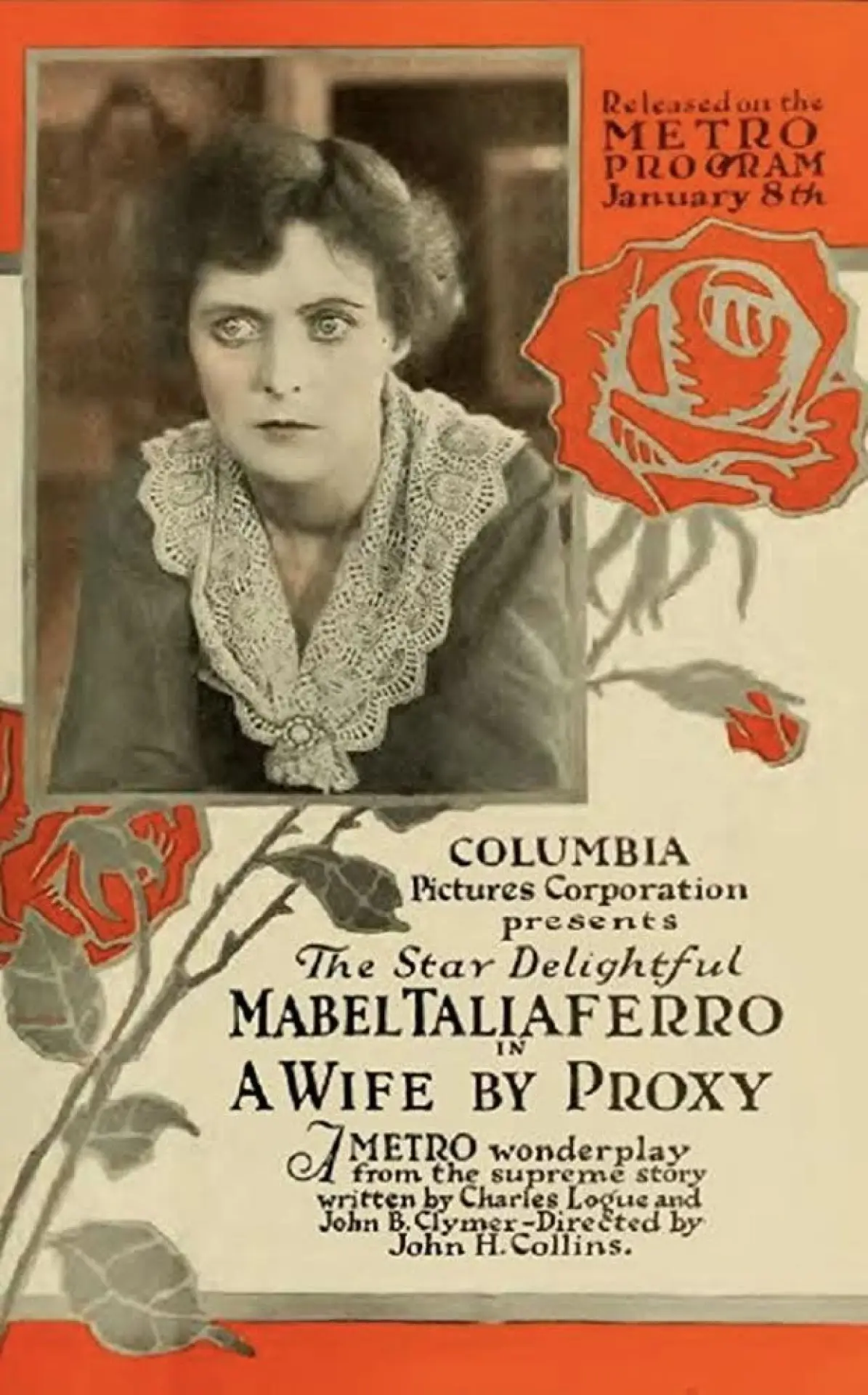 Plakat filmowy "A Wife by Proxy"