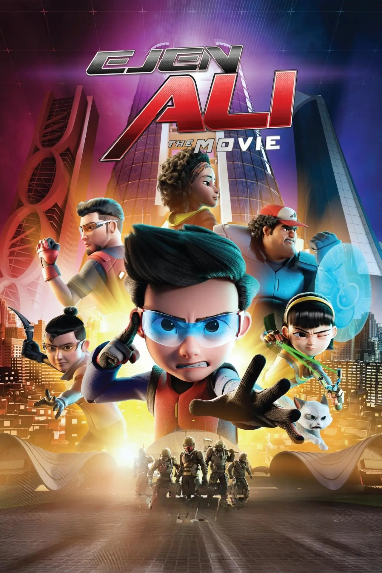 Plakat filmowy "Ejen Ali: The Movie"