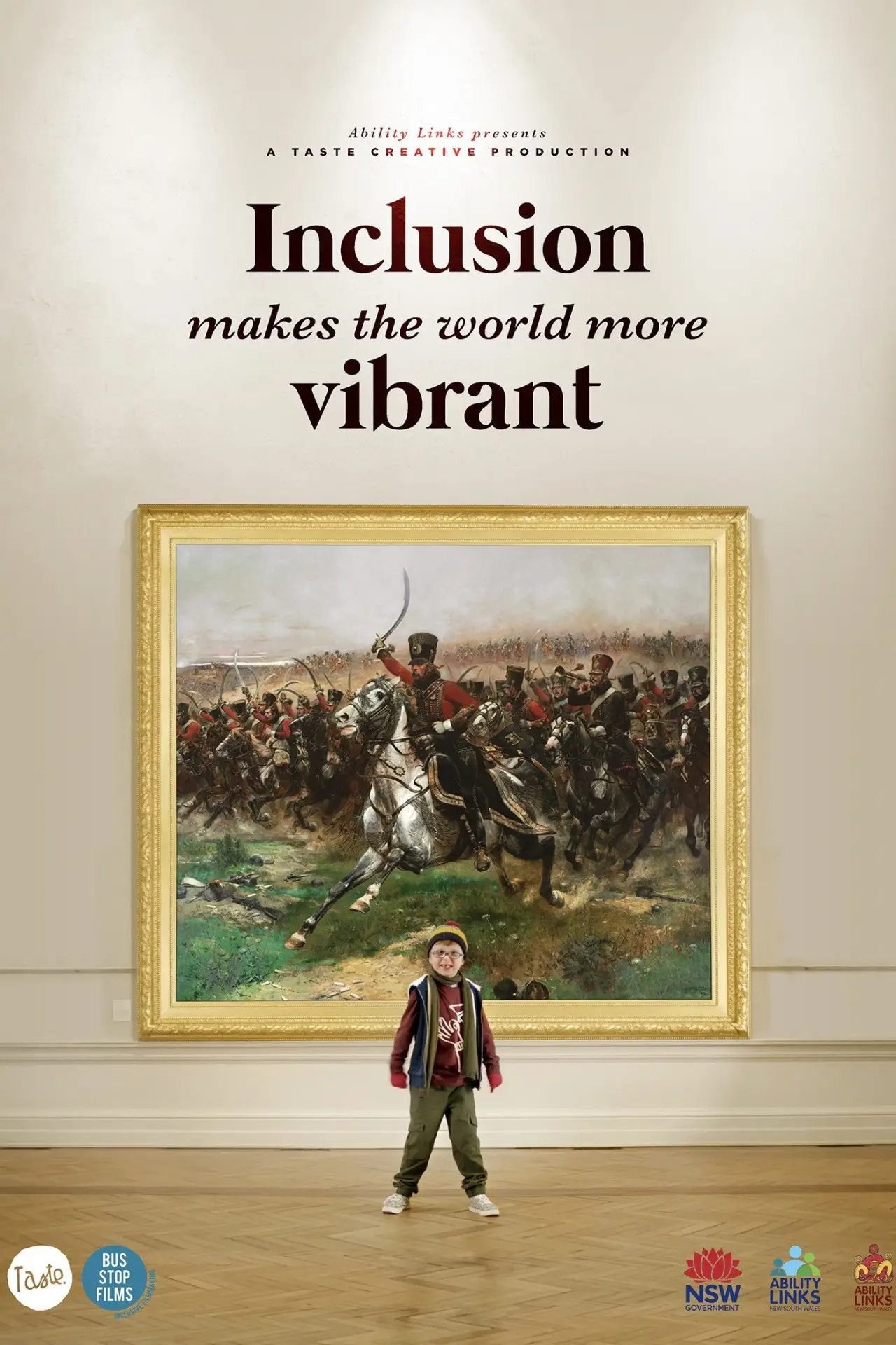 Plakat filmowy "Inclusion Makes the World More Vibrant"