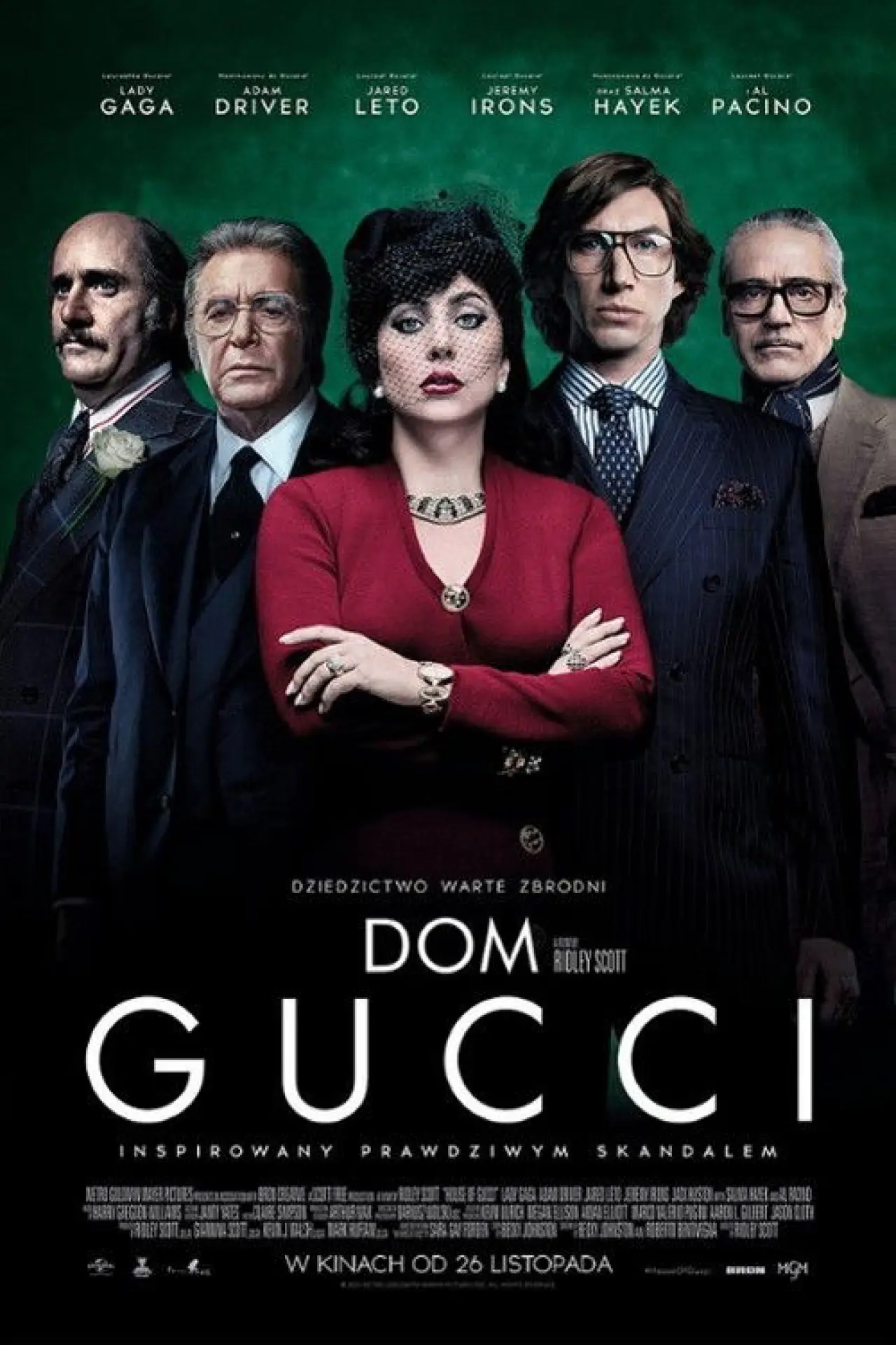 Plakat filmowy "Dom Gucci"