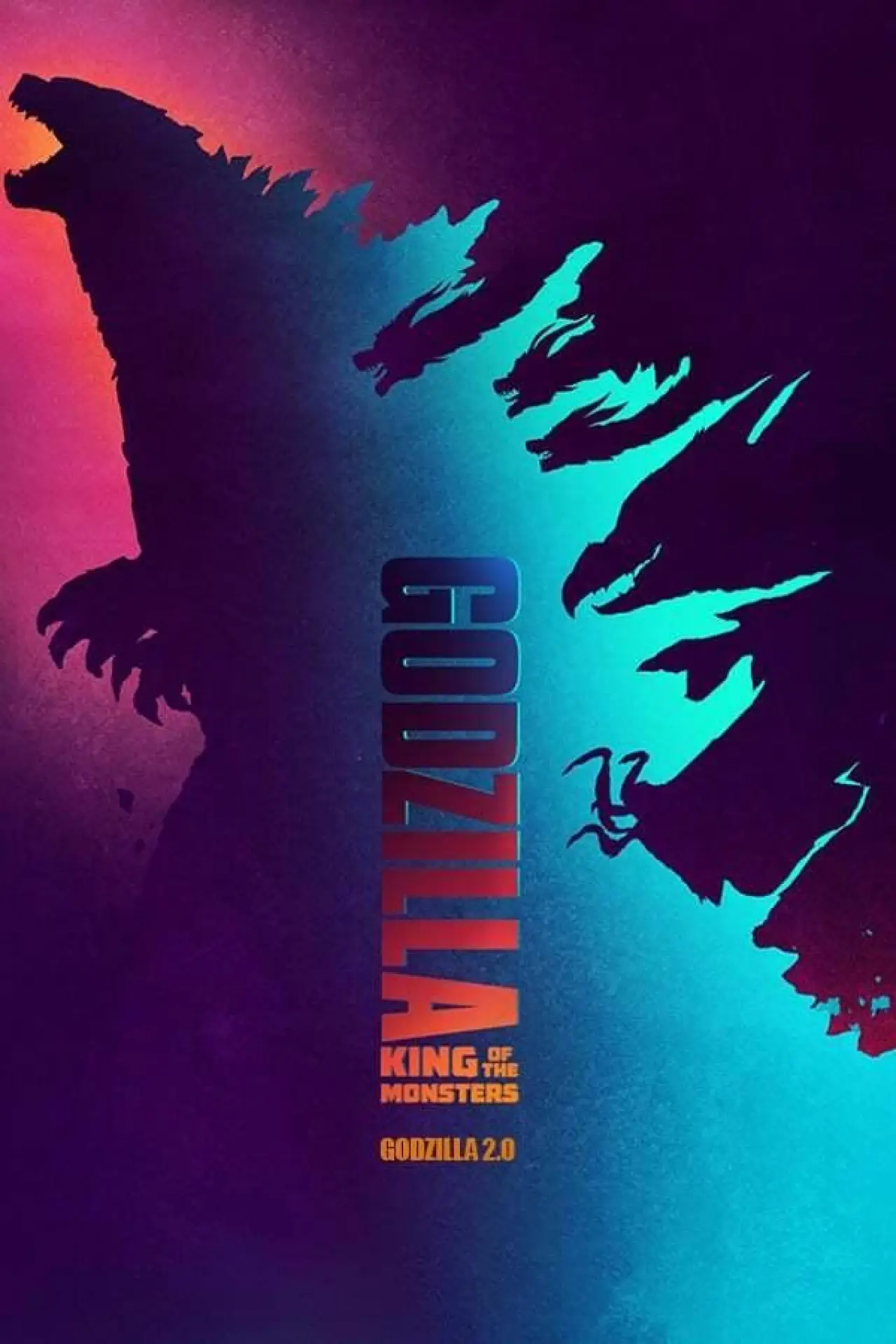 Plakat filmowy "Godzilla: King of the Monsters - Godzilla 2.0"