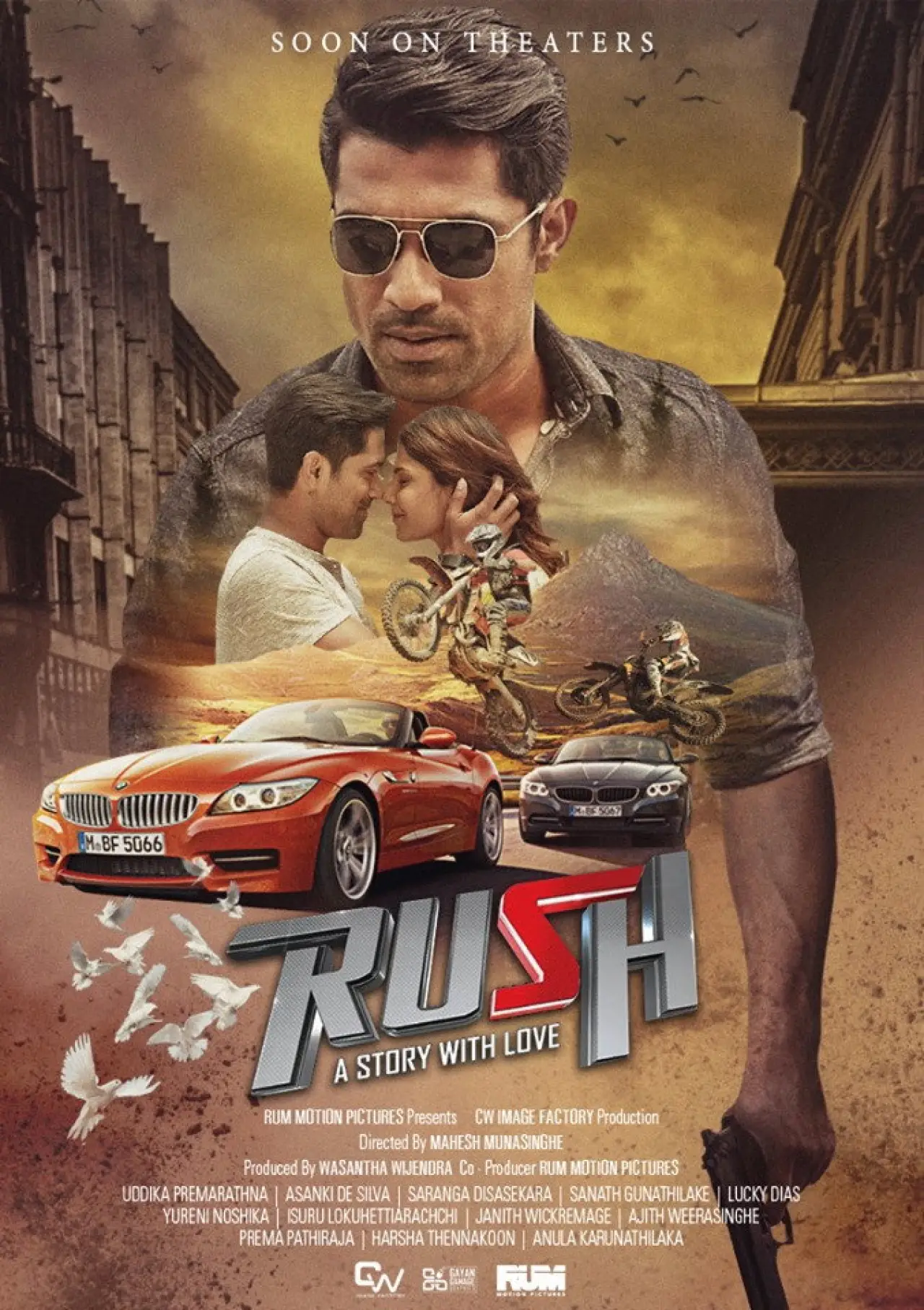 Plakat filmowy "Rush"