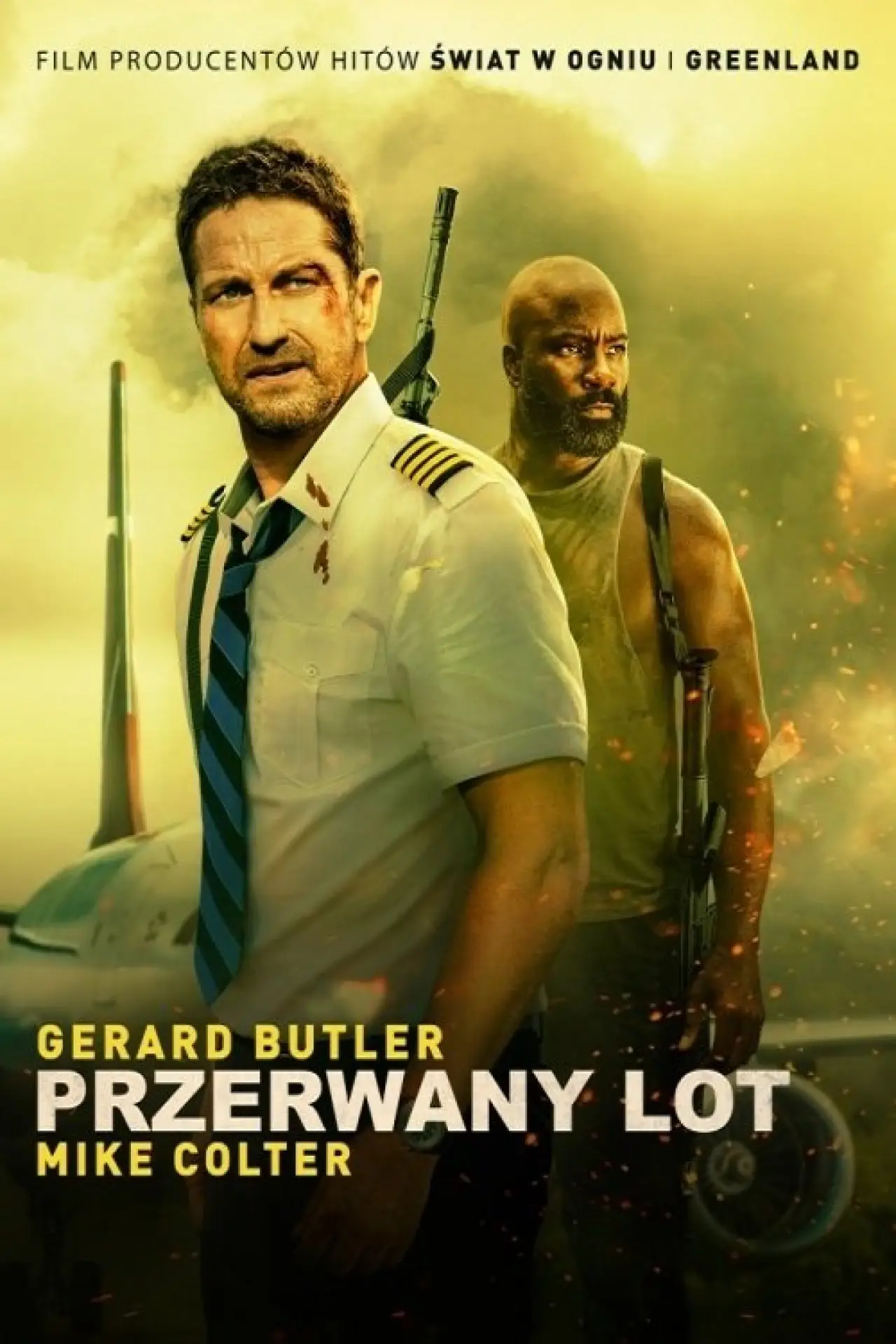 Plakat filmowy "Przerwany lot"