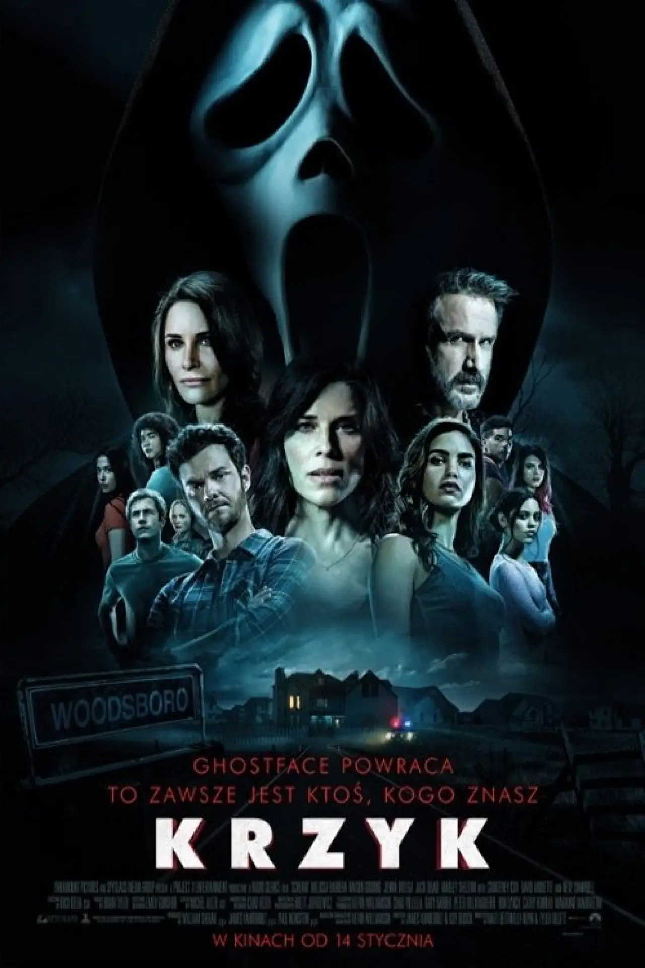 Plakat filmowy "Krzyk"
