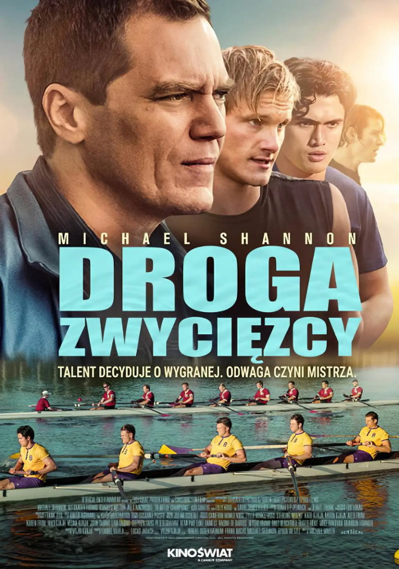Plakat filmowy "Droga zwycięzcy"