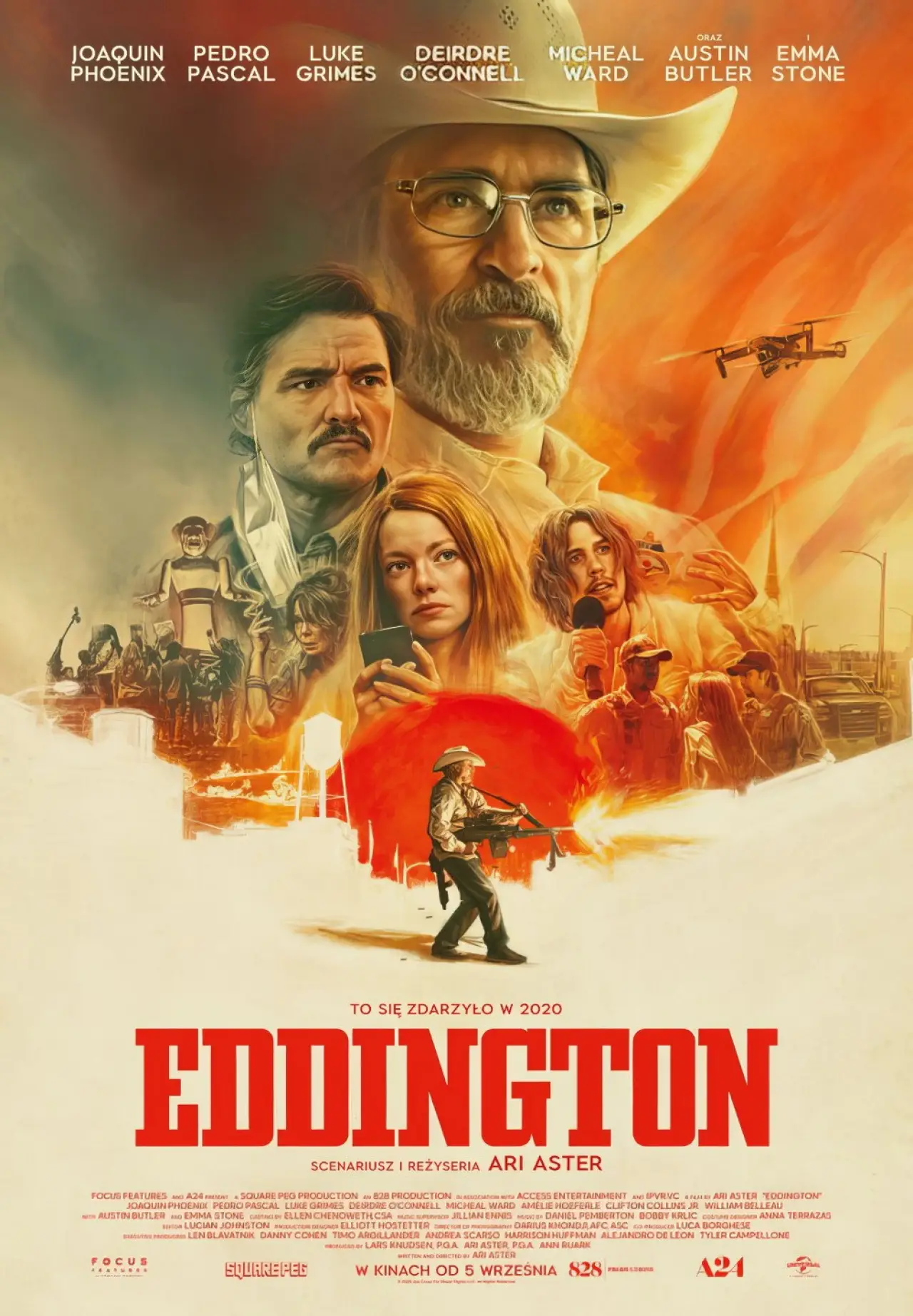 Plakat filmowy "Eddington"