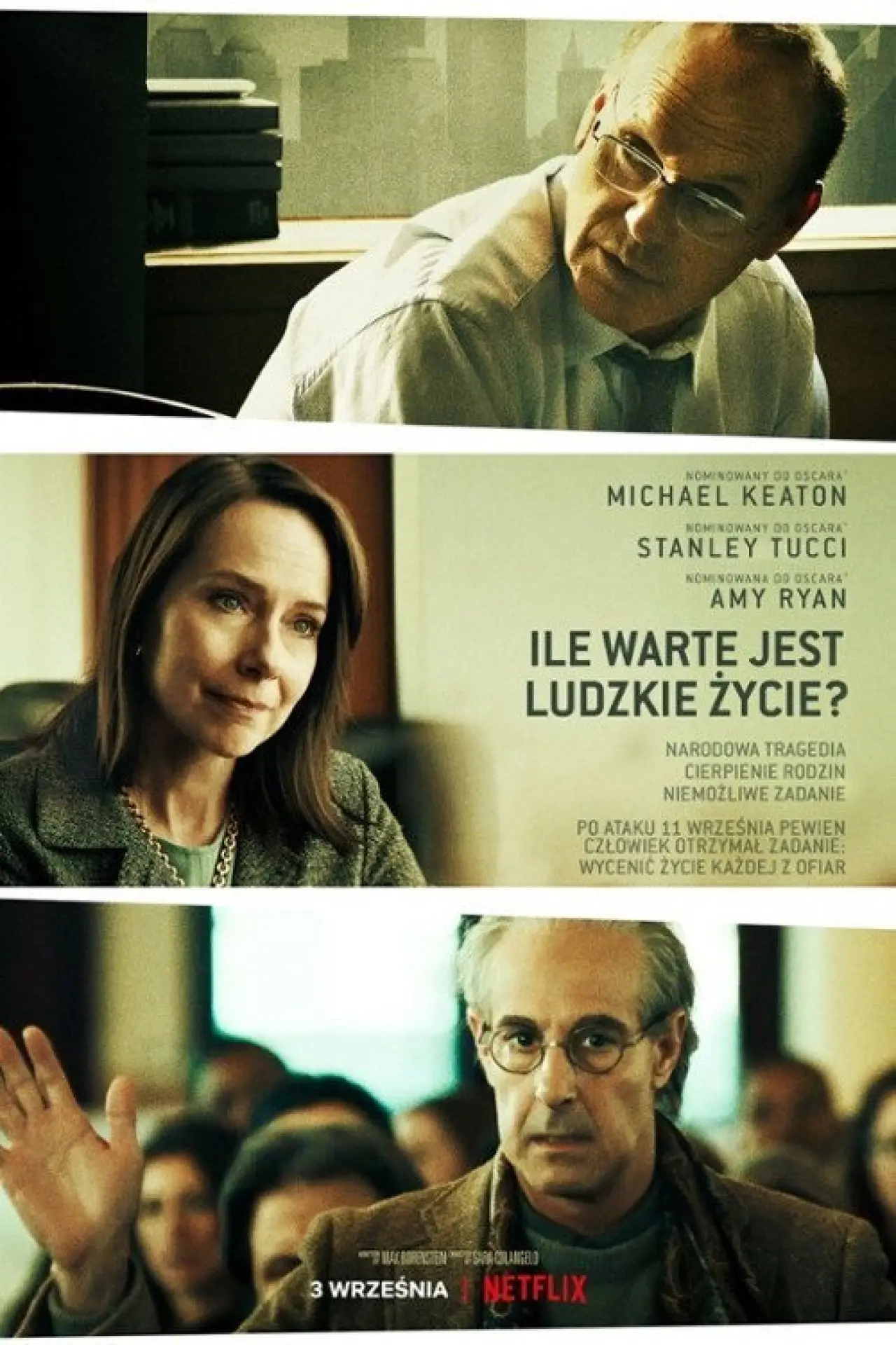 Plakat filmowy "Ile warte jest ludzkie życie?"