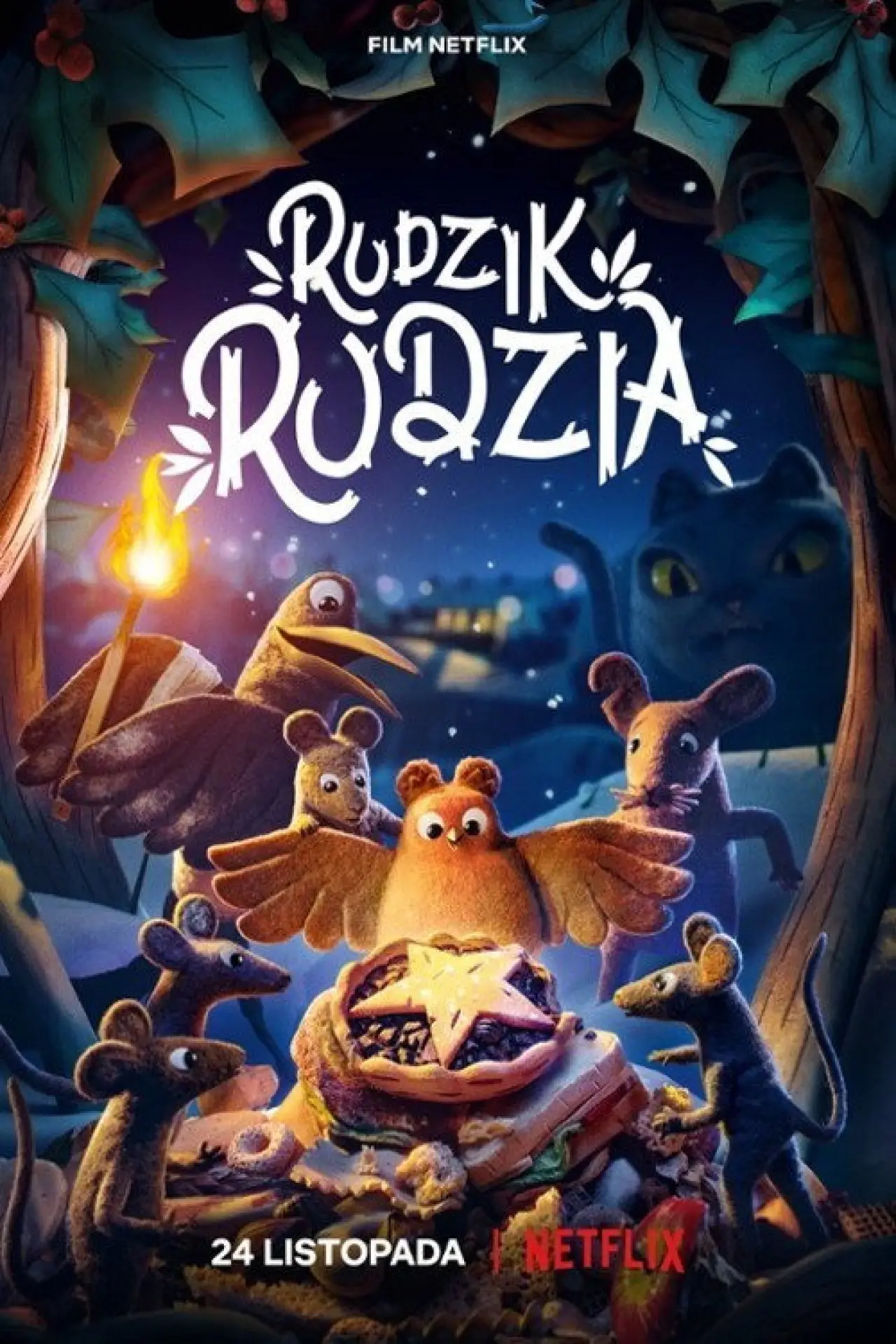 Plakat filmowy "Rudzik Rudzia"