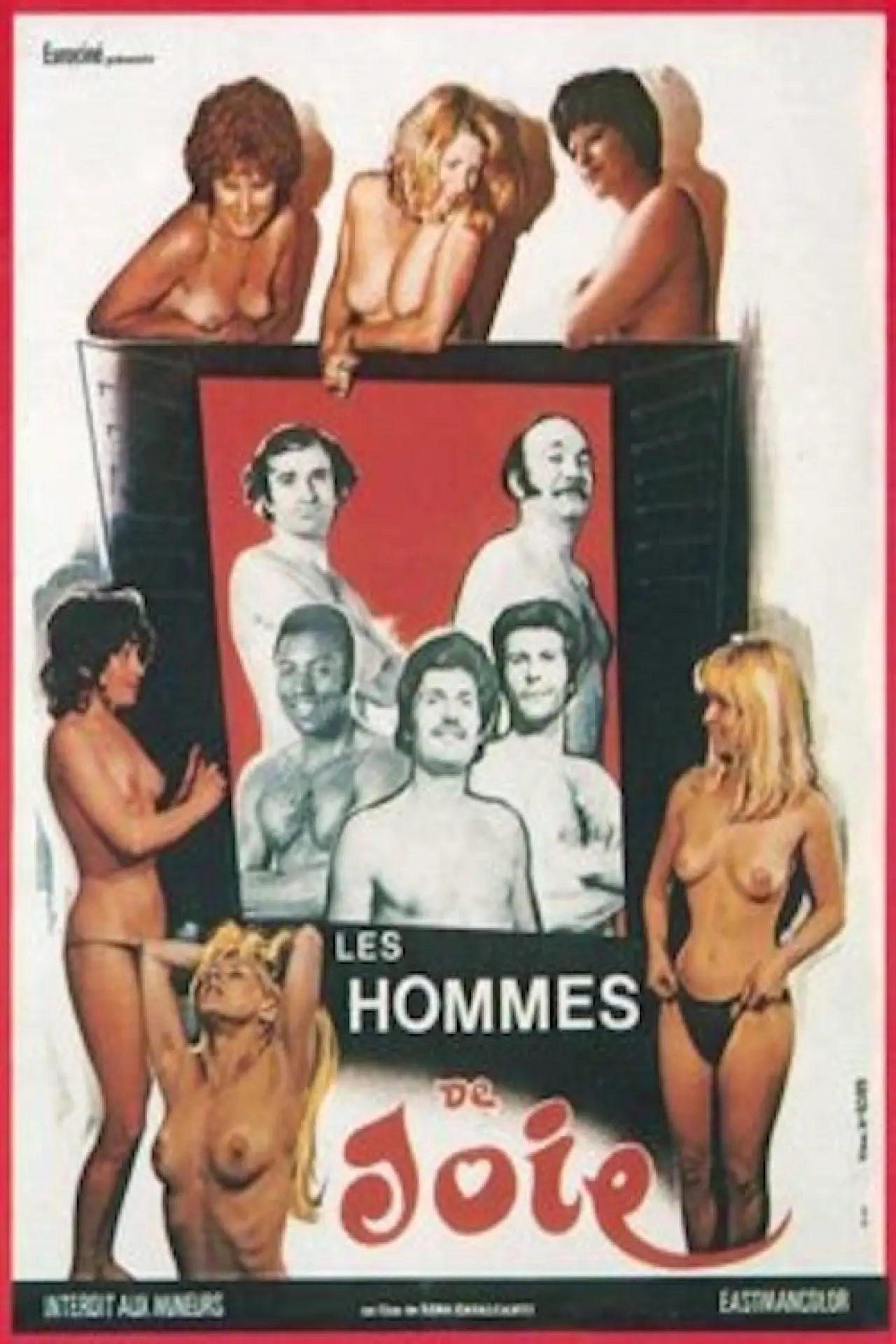 Plakat filmowy "Hommes de joie pour femmes vicieuses"