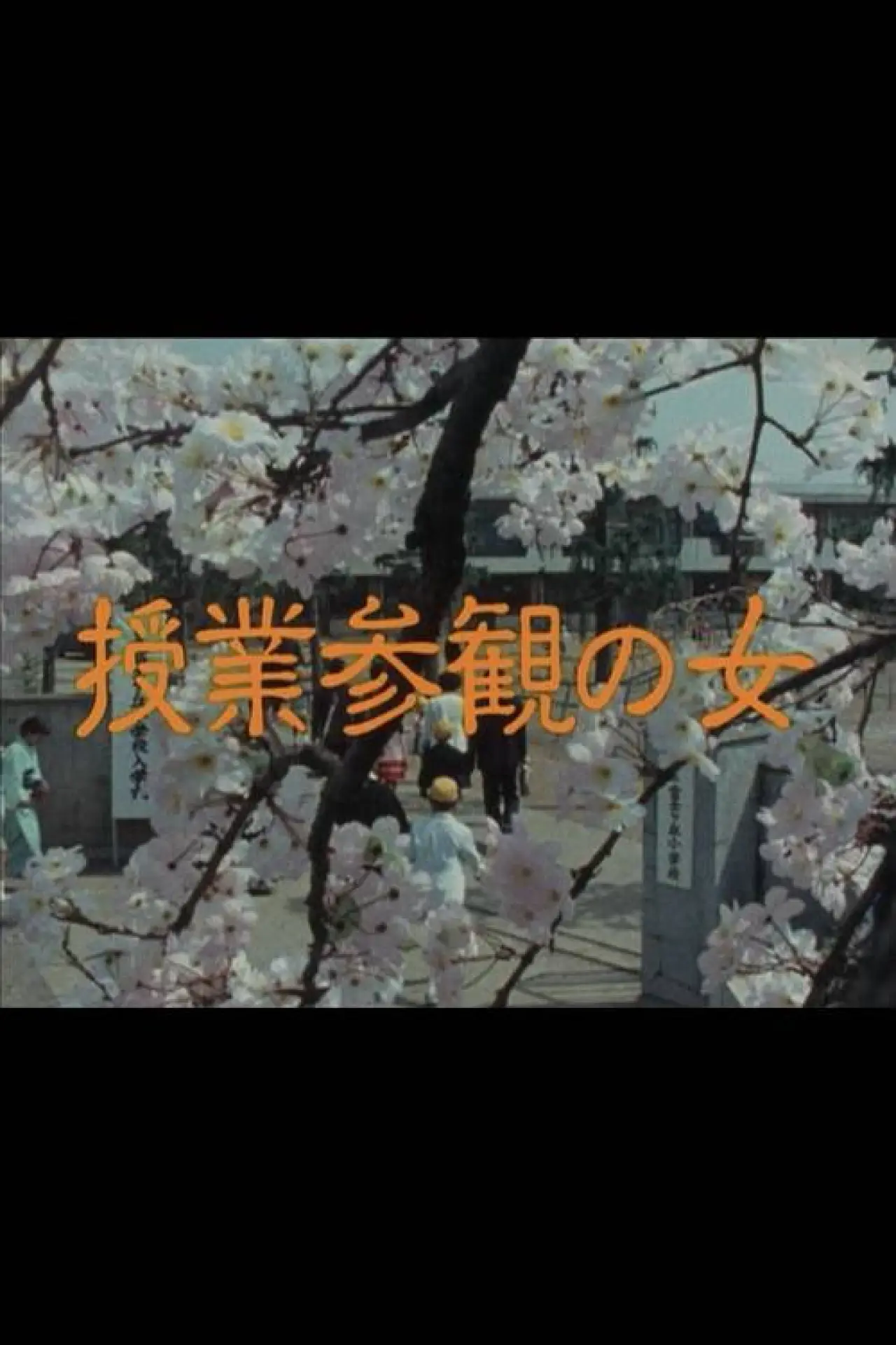 Plakat filmowy "授業参観の女"