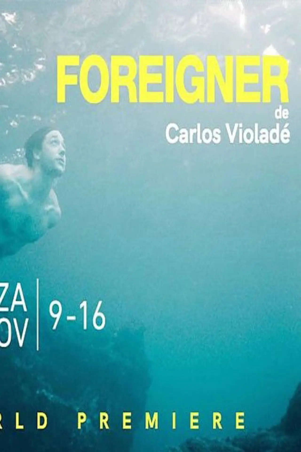 Plakat filmowy "Extranjero"