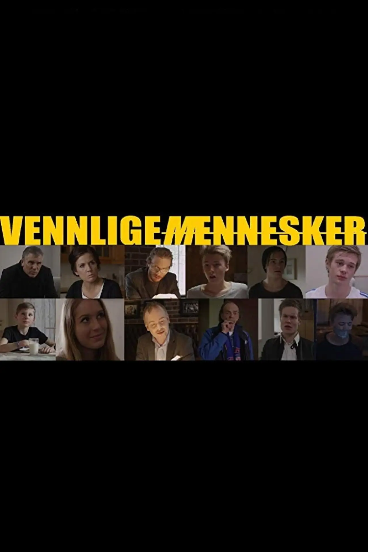Plakat filmowy "Vennlige mennesker"