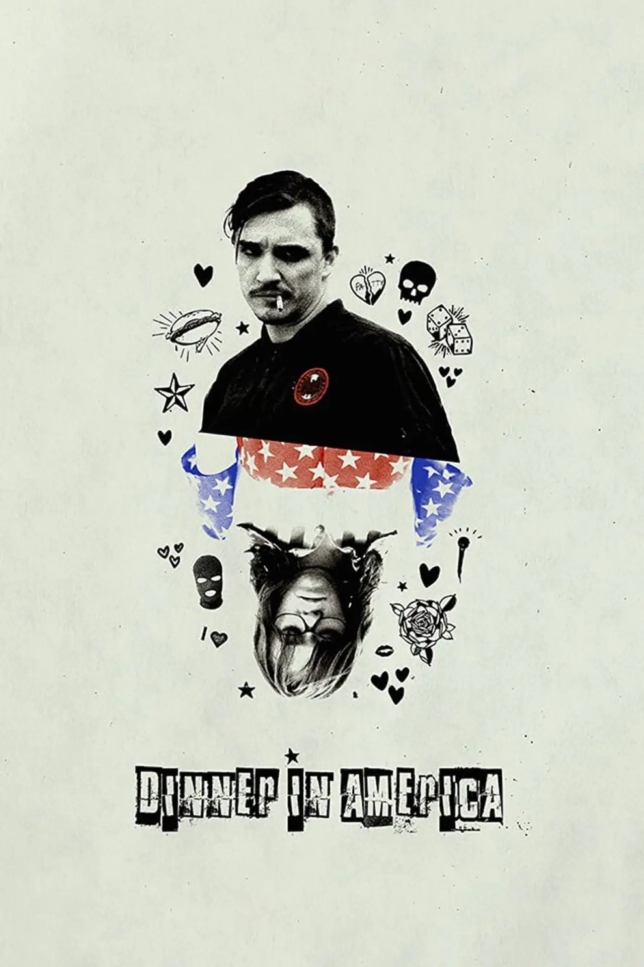 Plakat filmowy "Kolacja po amerykańsku"