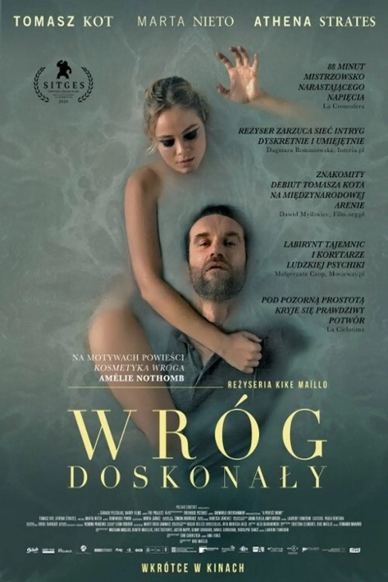Plakat filmowy "Wróg doskonały"
