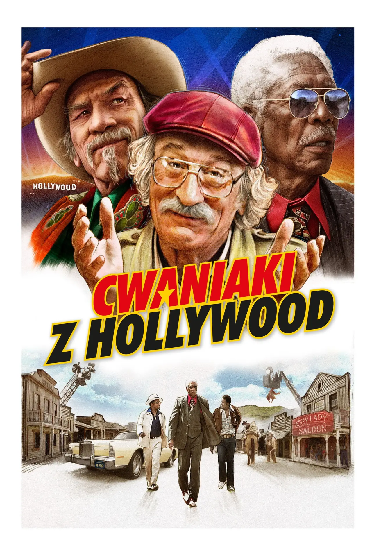 Plakat filmowy "Cwaniaki z Hollywood"