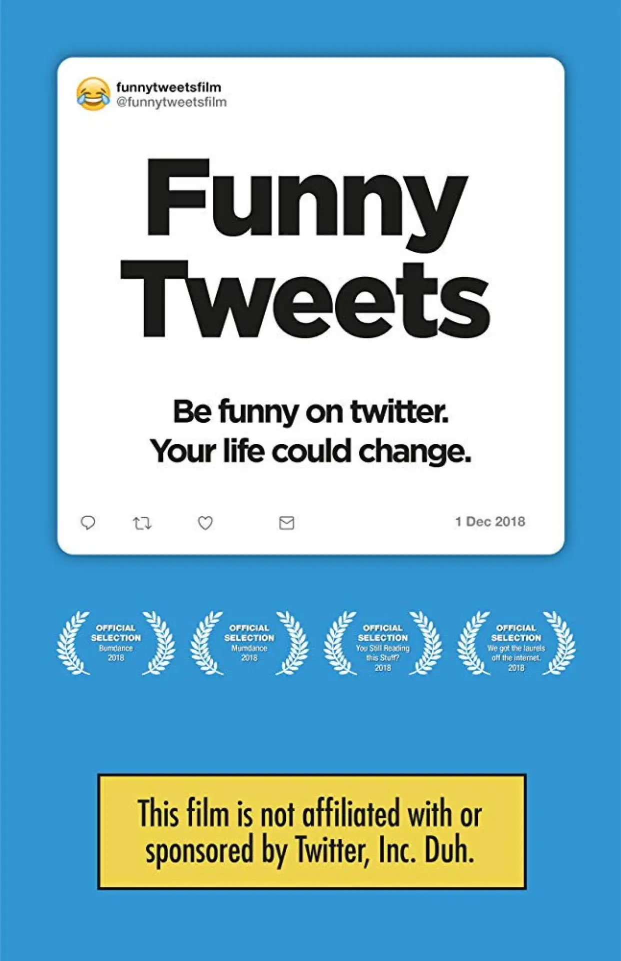 Plakat filmowy "Funny Tweets"