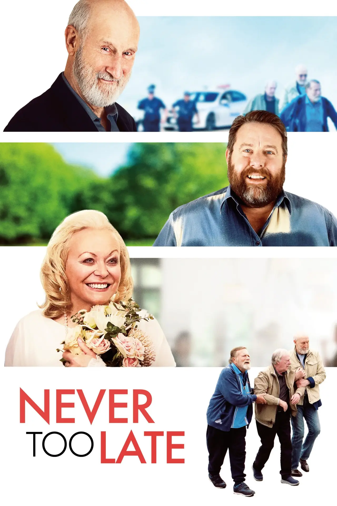 Plakat filmowy "Nigdy nie jest za późno"