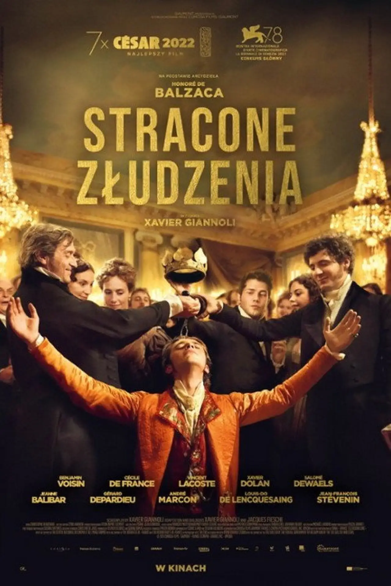 Plakat filmowy "Stracone złudzenia"