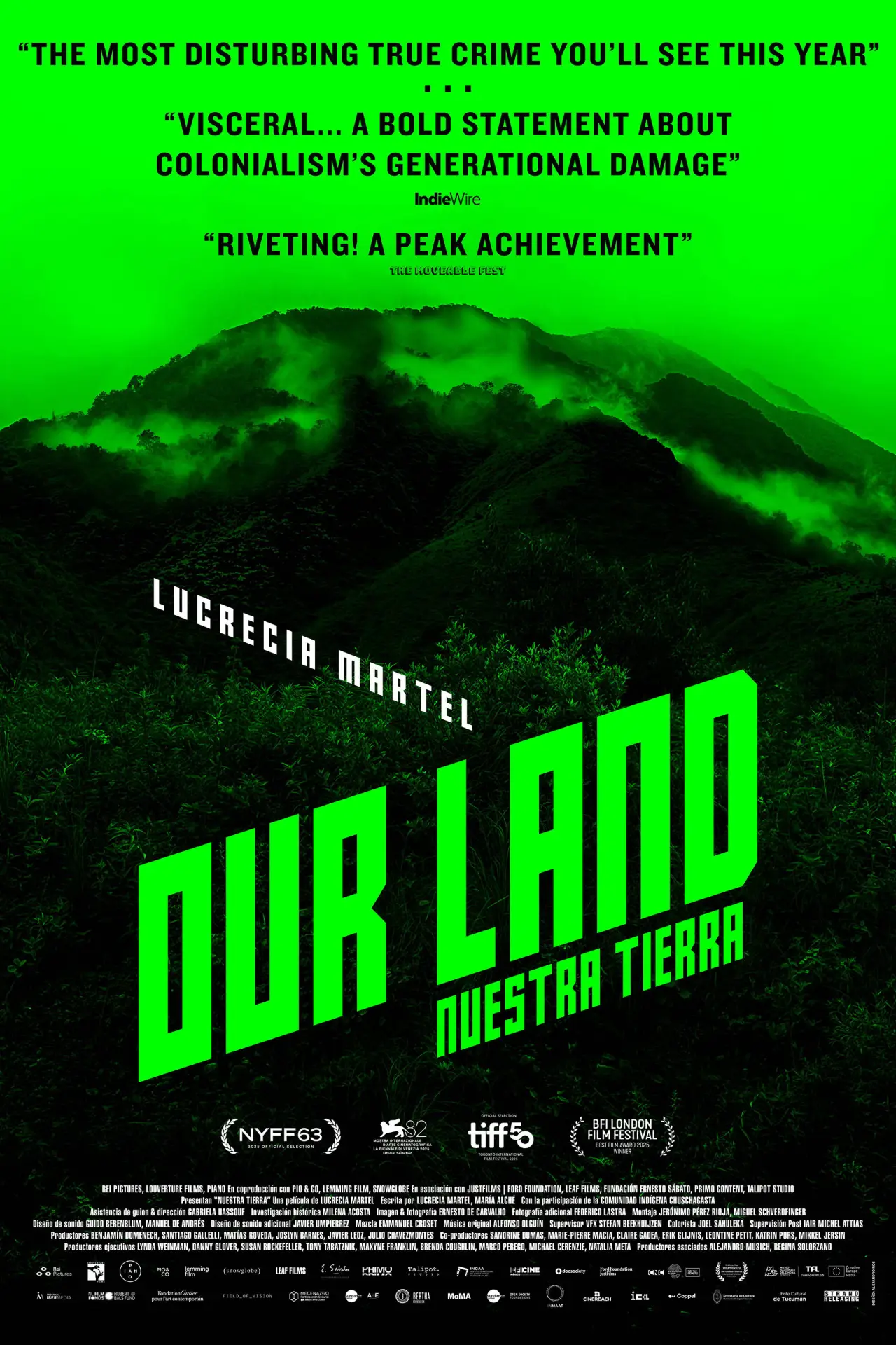 Plakat filmowy "Nuestra tierra"