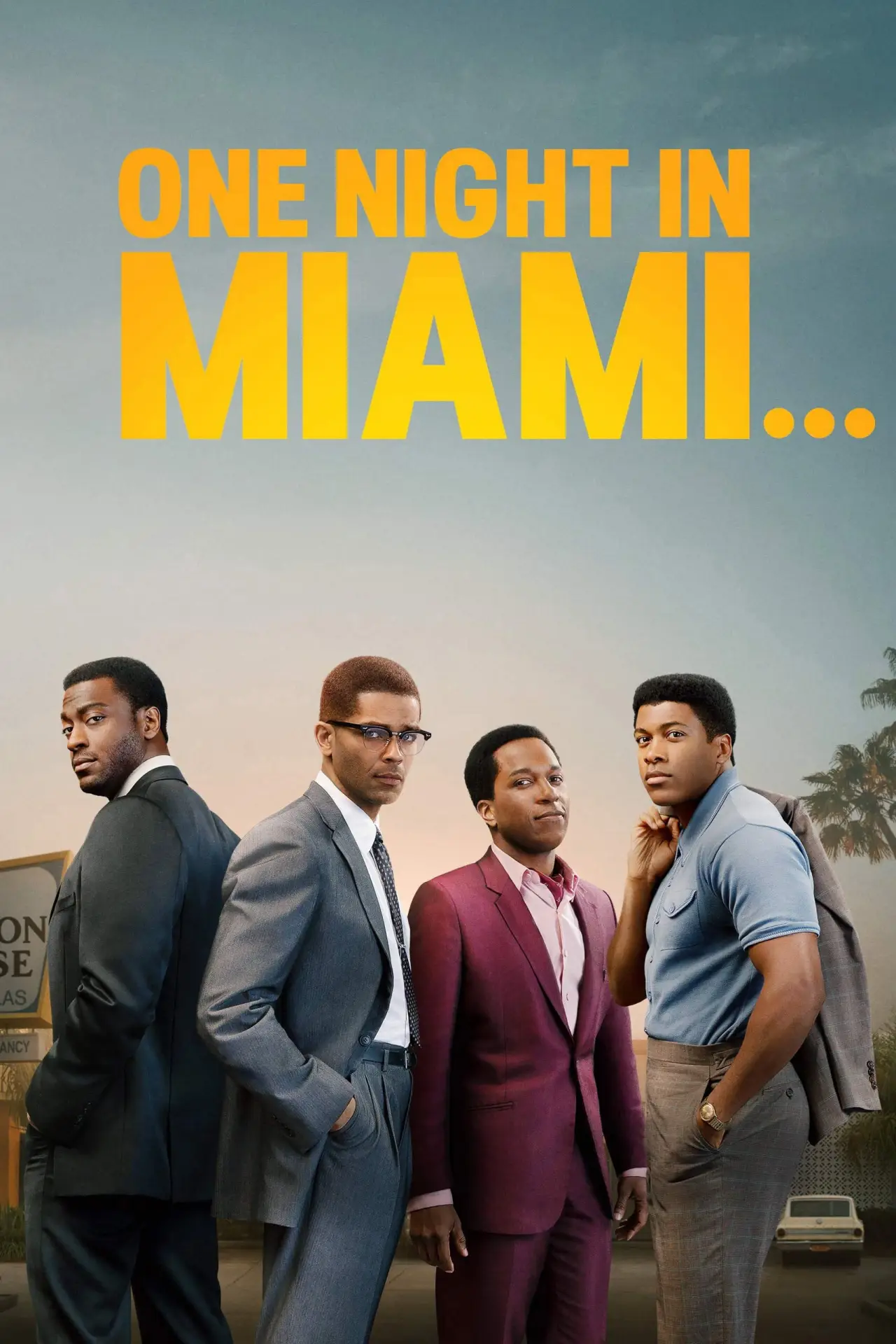 Plakat filmowy "Pewnej nocy w Miami..."