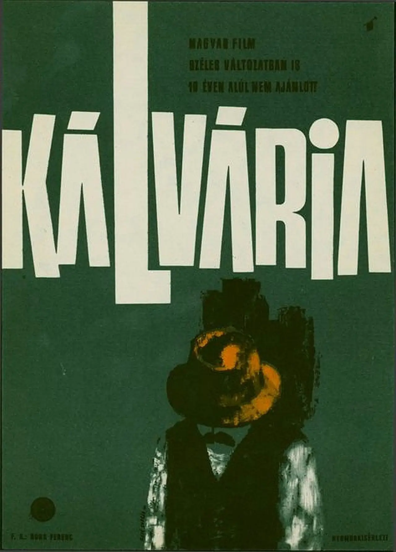 Plakat filmowy "Kálvária"