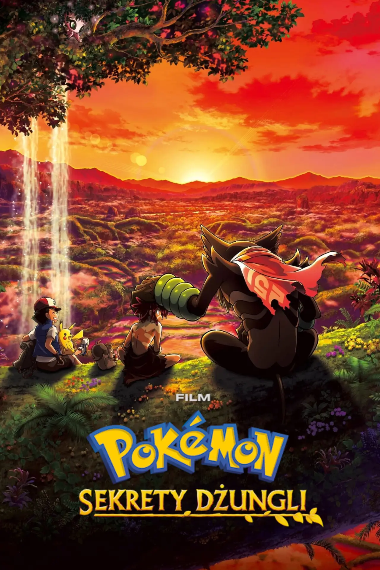 Plakat filmowy "Film Pokémon: Sekrety dżungli"