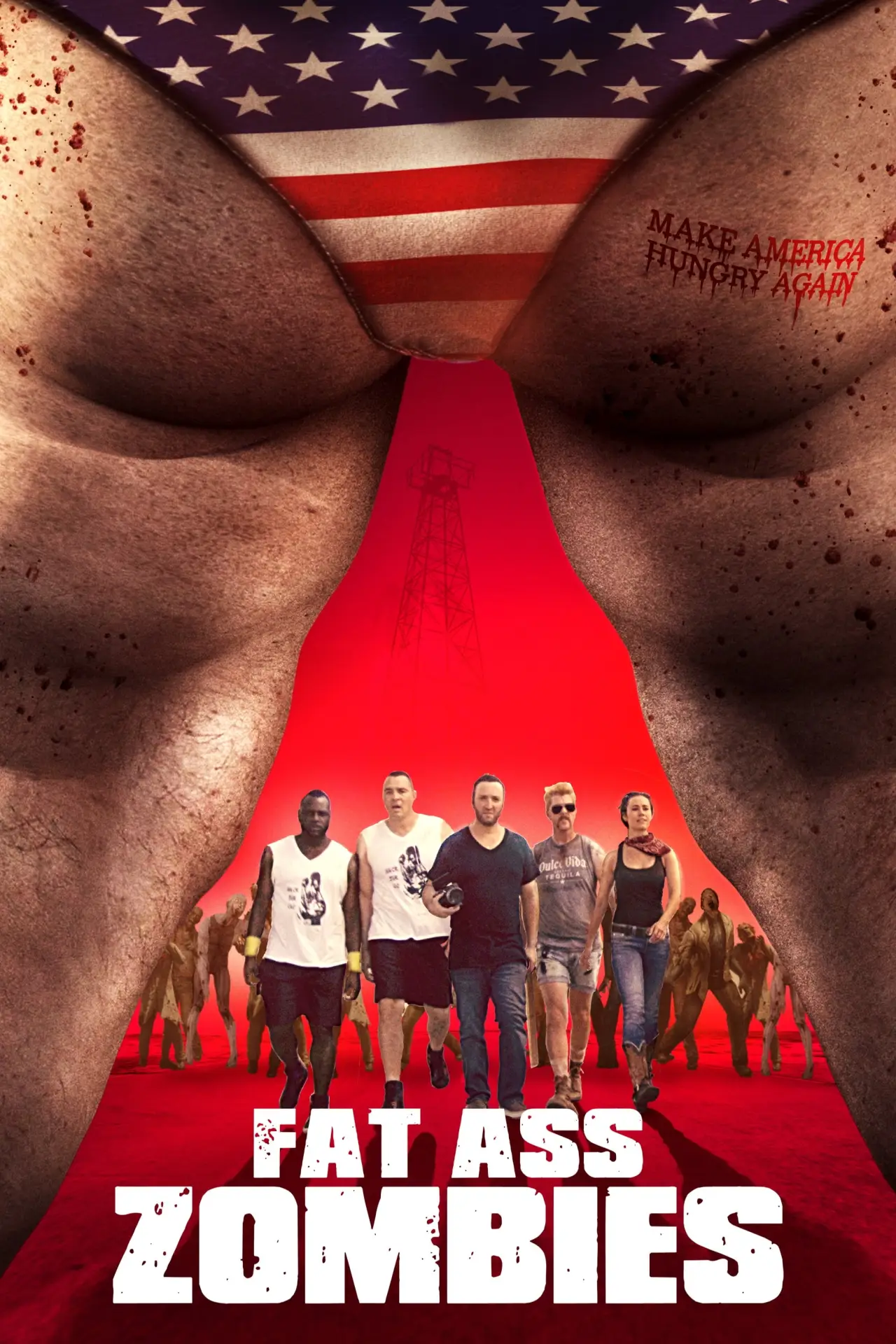 Plakat filmowy "Fat Ass Zombies"