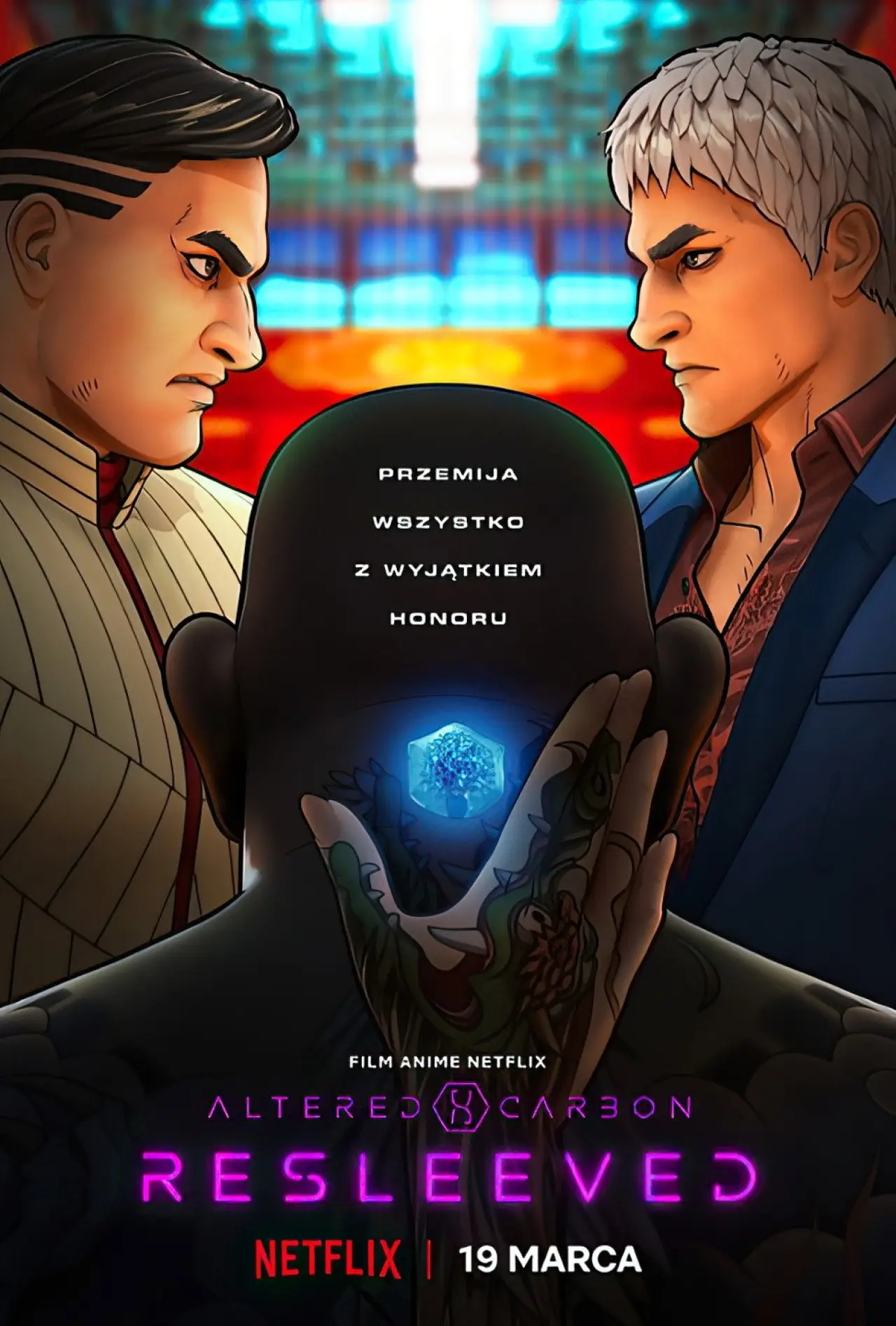 Plakat filmowy "Altered Carbon: Resleeved"