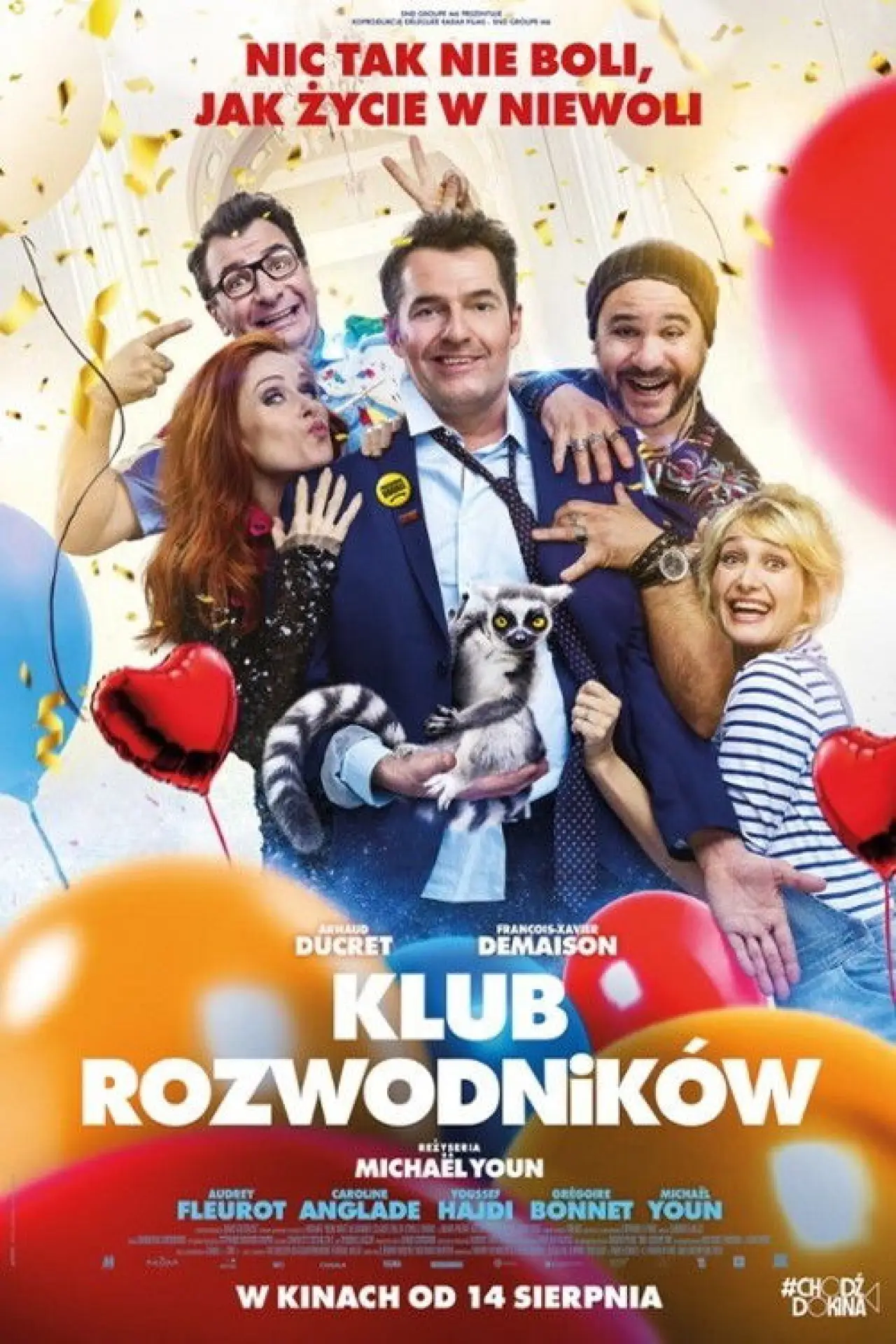 Plakat filmowy "Klub rozwodników"