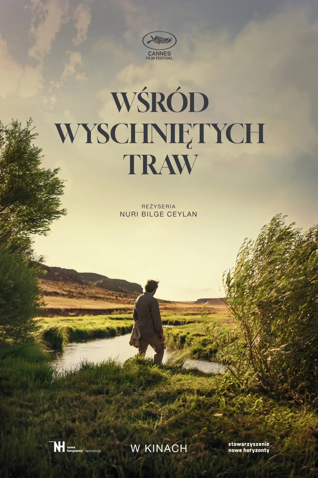 Plakat filmowy "Wśród wyschniętych traw"