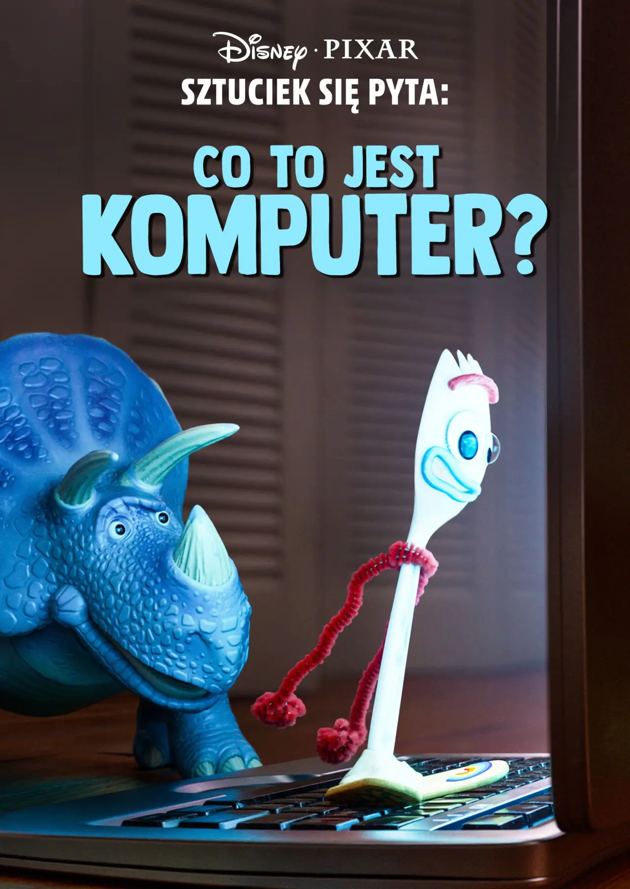 Plakat filmowy "Sztuciek się pyta: Co to jest komputer?"