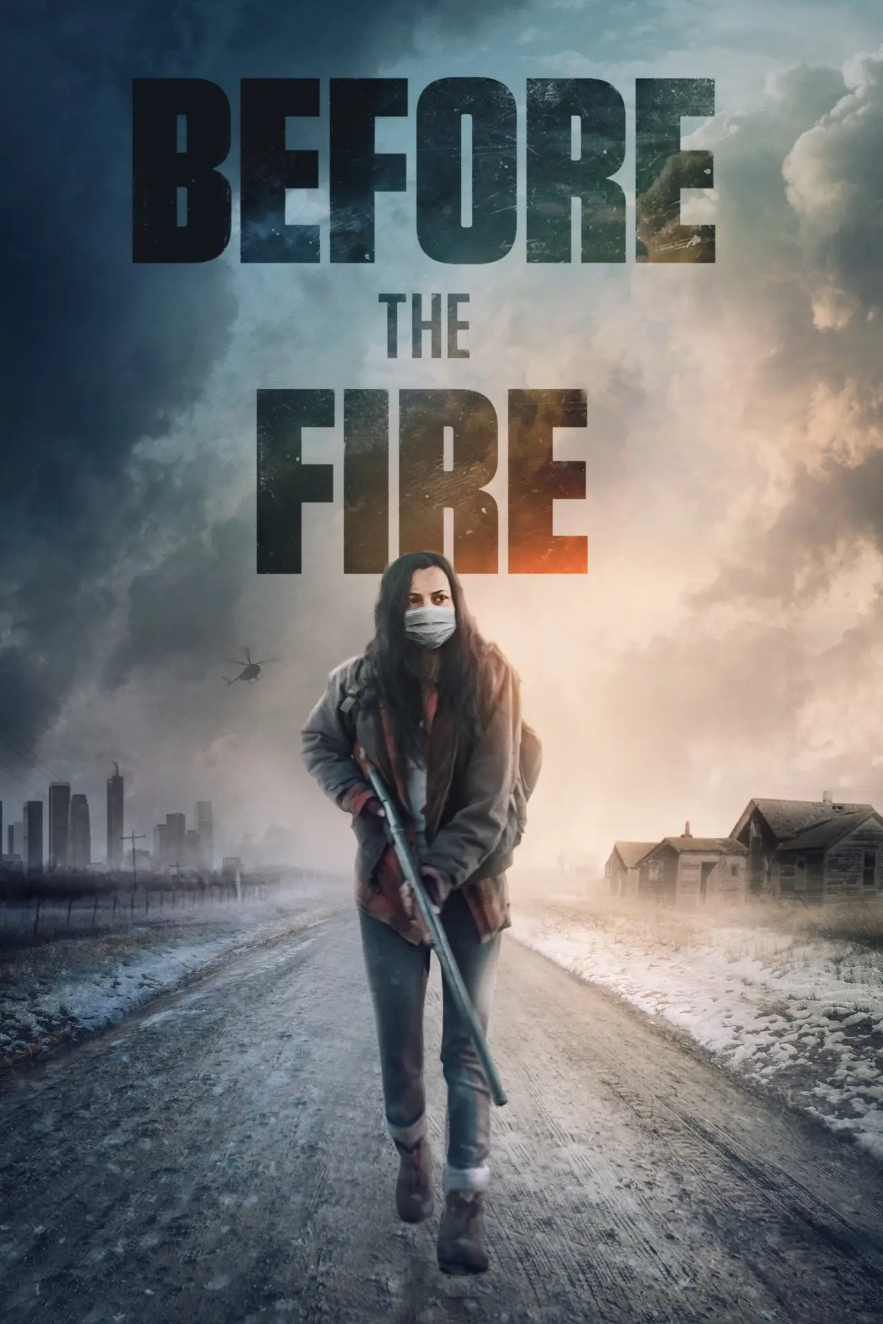 Plakat filmowy "Zanim zapłonie ogień"