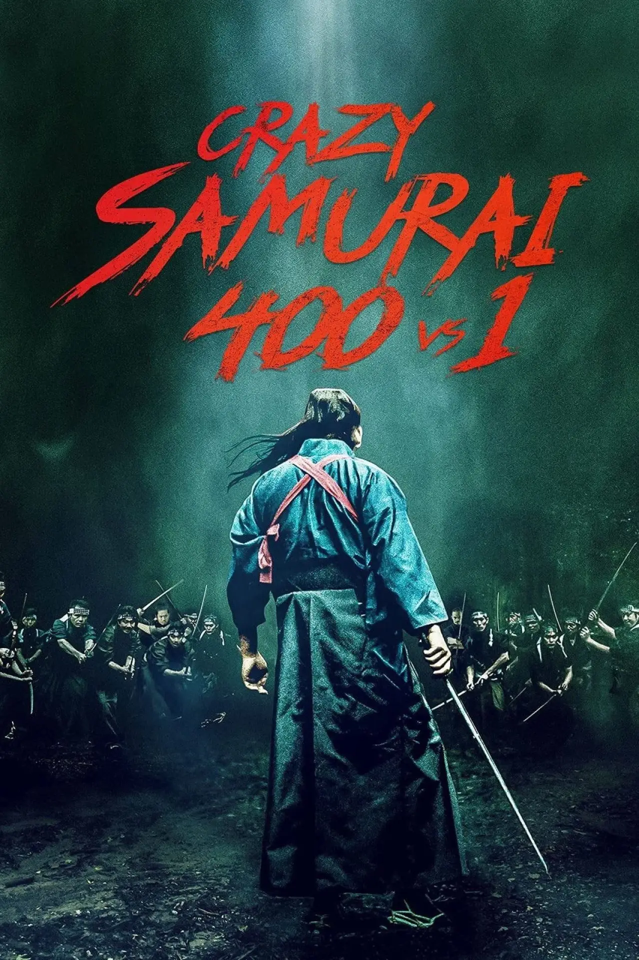Plakat filmowy "Szalony samuraj Musashi"
