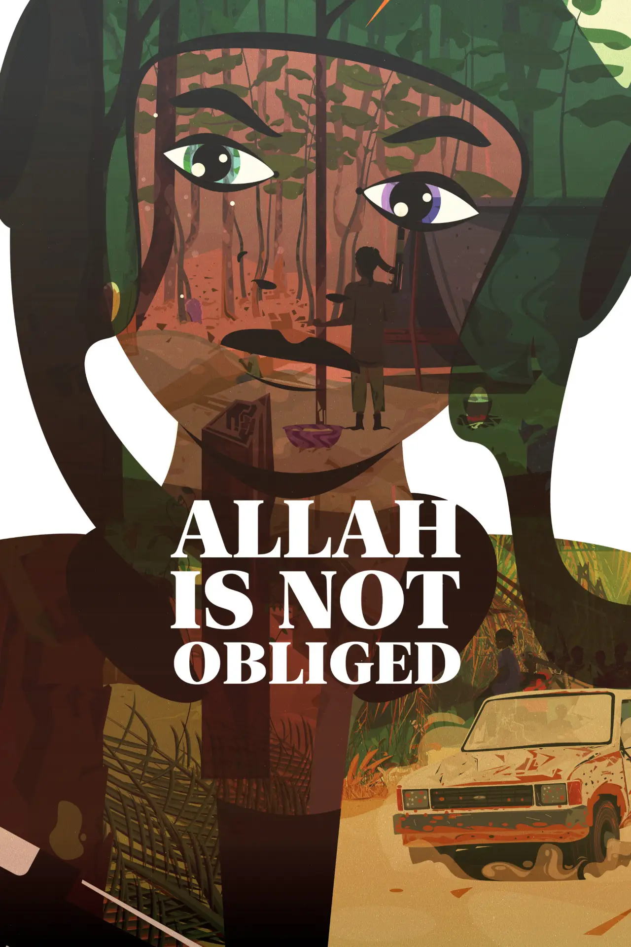 Plakat filmowy "Allah n